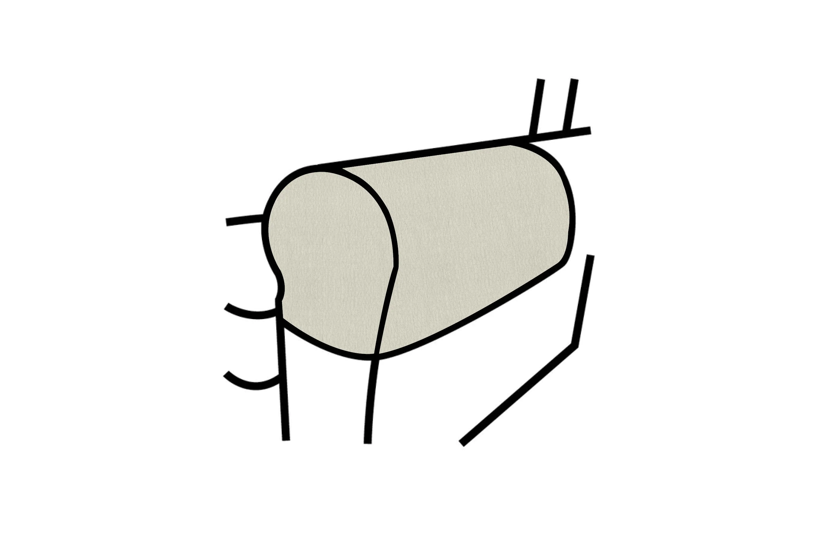 Florence | Armcaps (pair) | Willow Hessian