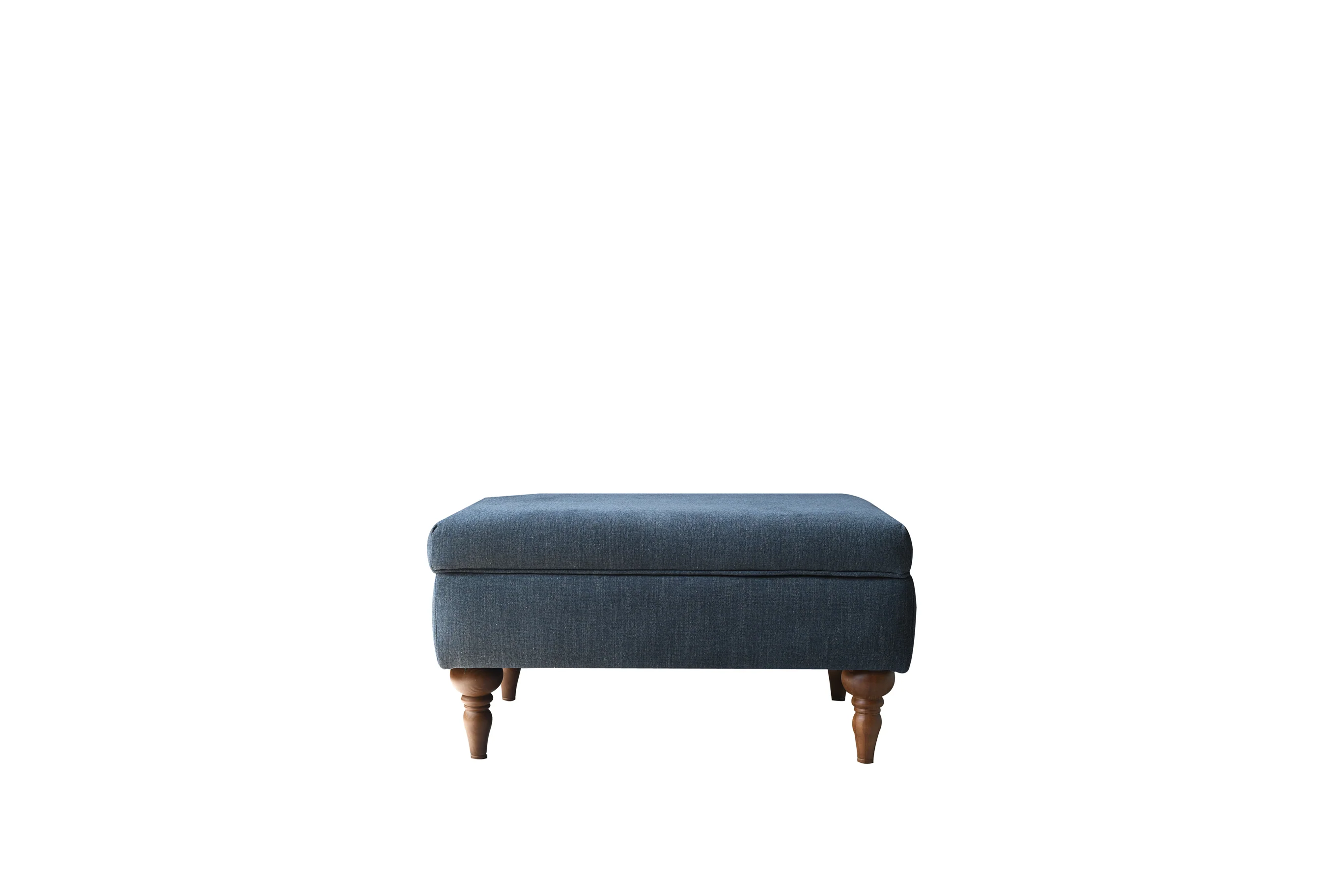Agatha | Storage Stool | Willow Denim