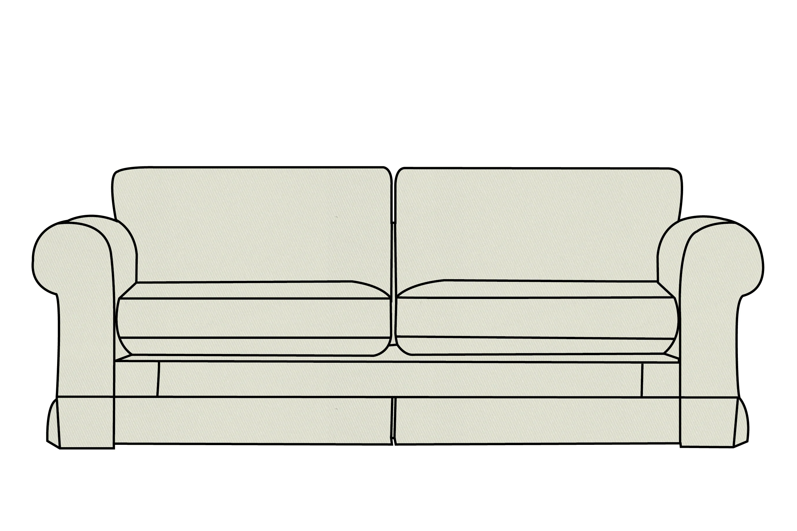 Albany | 3 Seater Extra Loose Cover | Miami Lichen