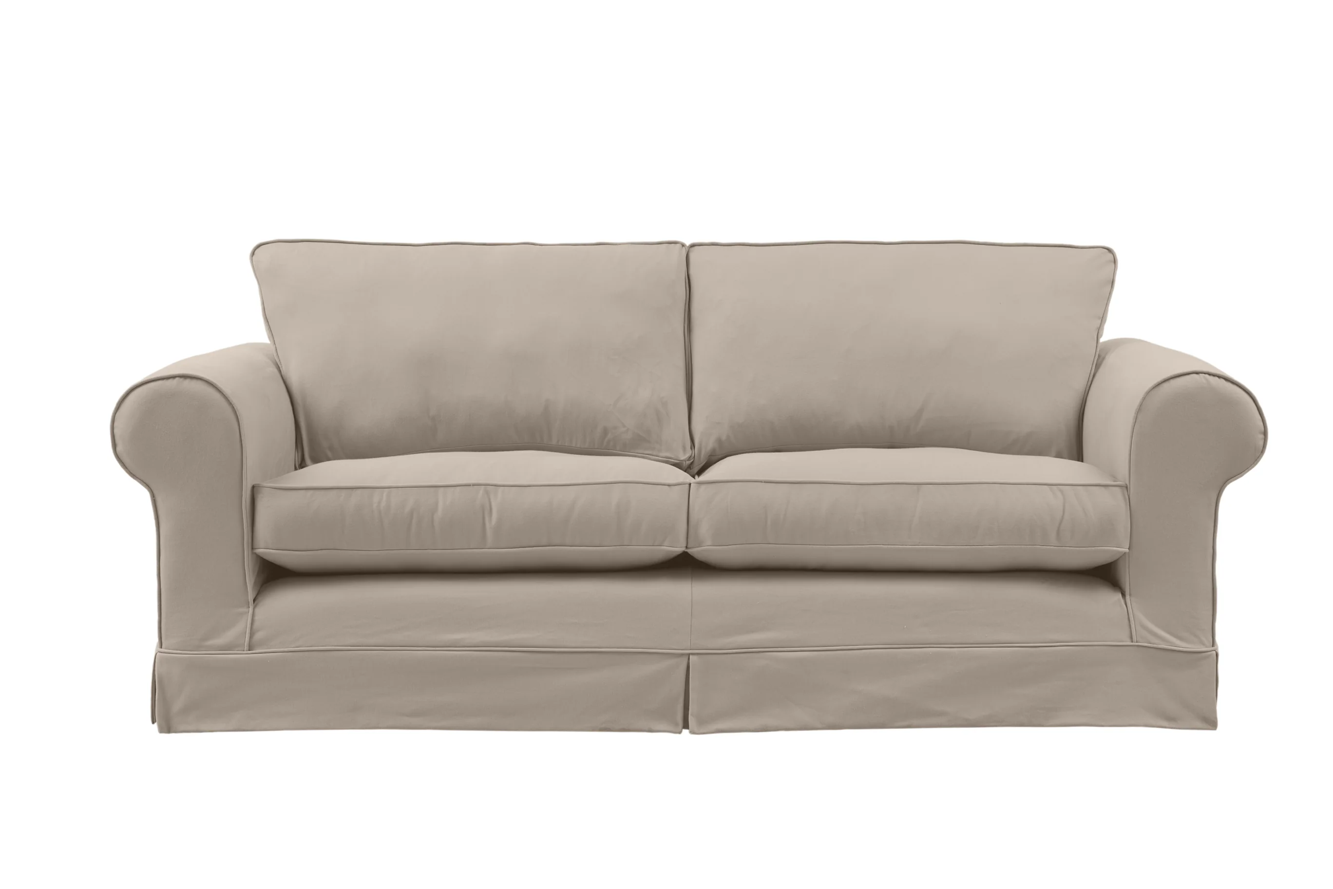 Albany | 3 Seater Extra Loose Cover | Miami Pewter - Image 2