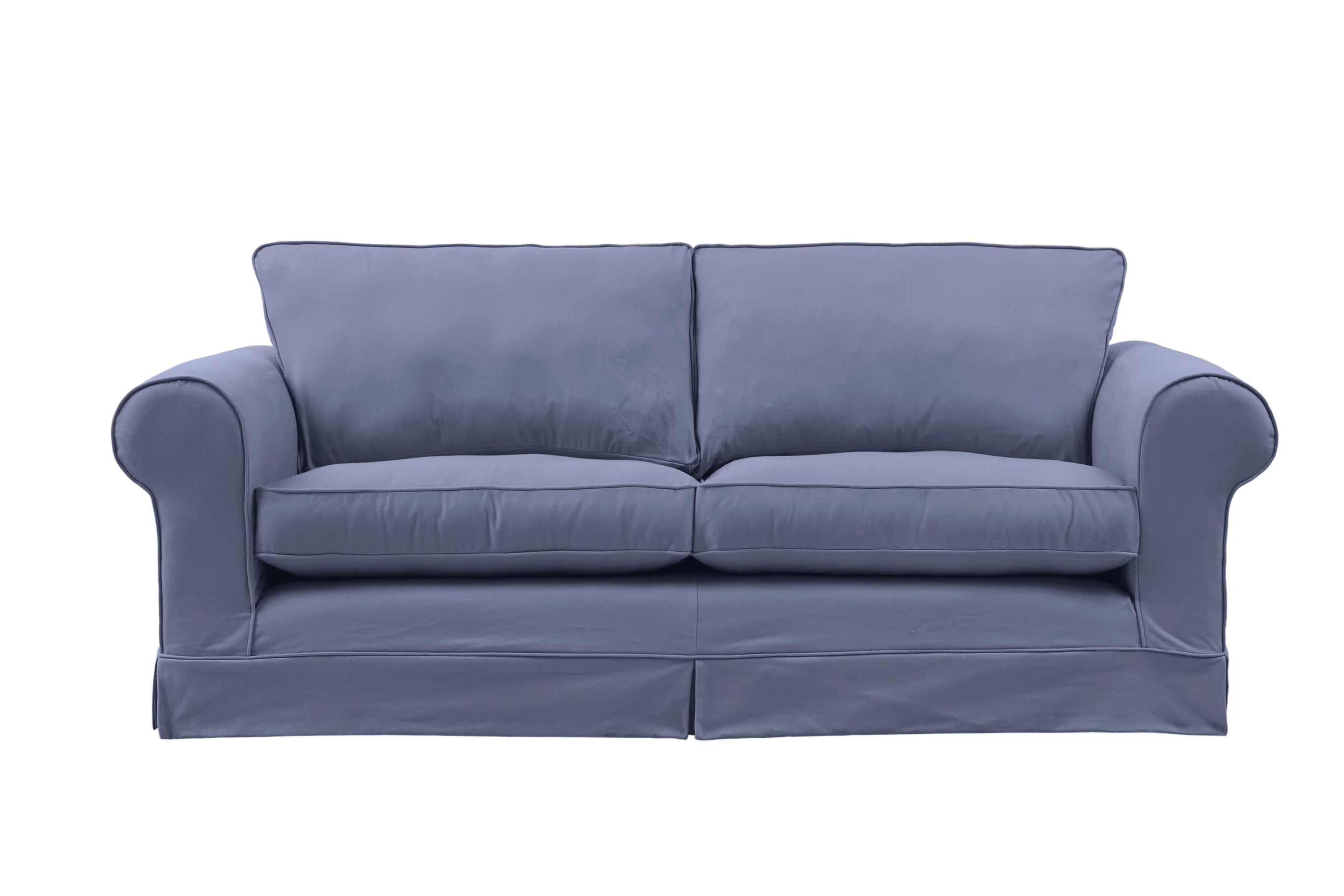 Albany | 3 Seater Extra Loose Cover | Miami Sea Blue - Image 2