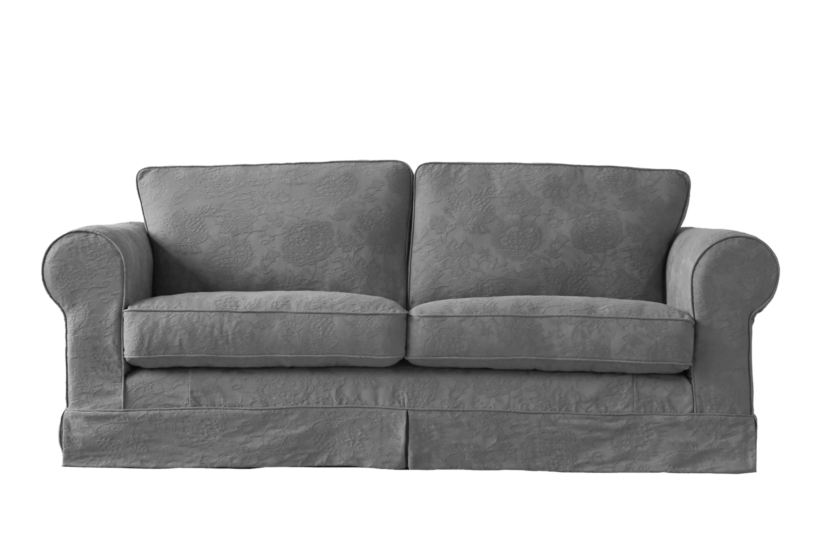 Albany | 3 Seater Extra Loose Cover | Shaftesbury Grey - Image 2