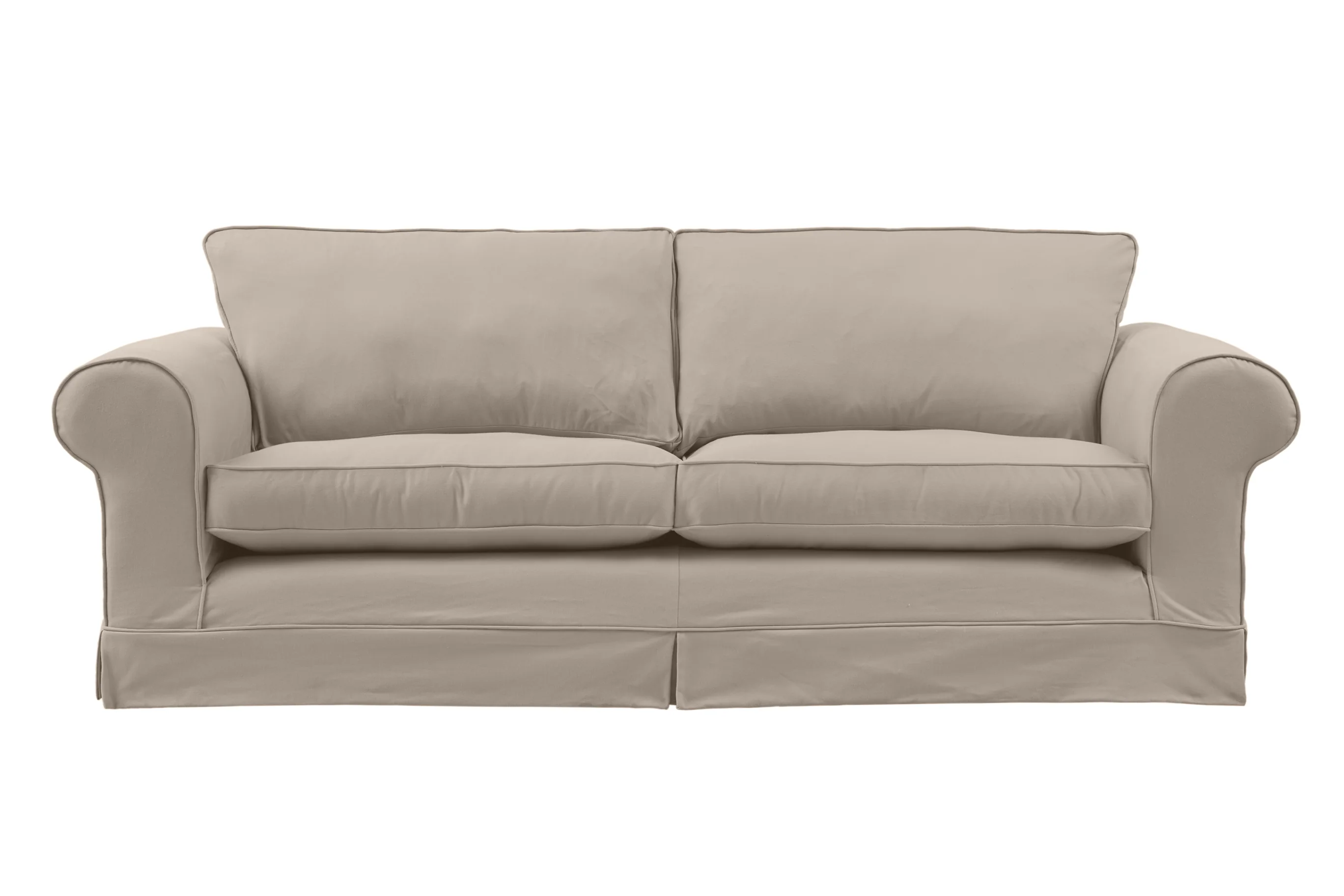 Albany | 4 Seater Extra Loose Cover | Miami Pewter - Image 2