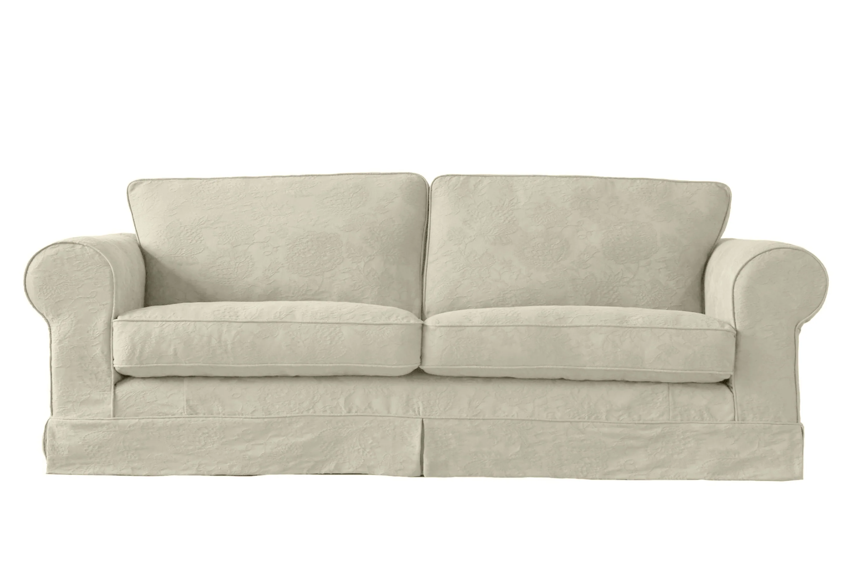 Albany | 4 Seater Extra Loose Cover | Shaftesbury Natural - Image 2