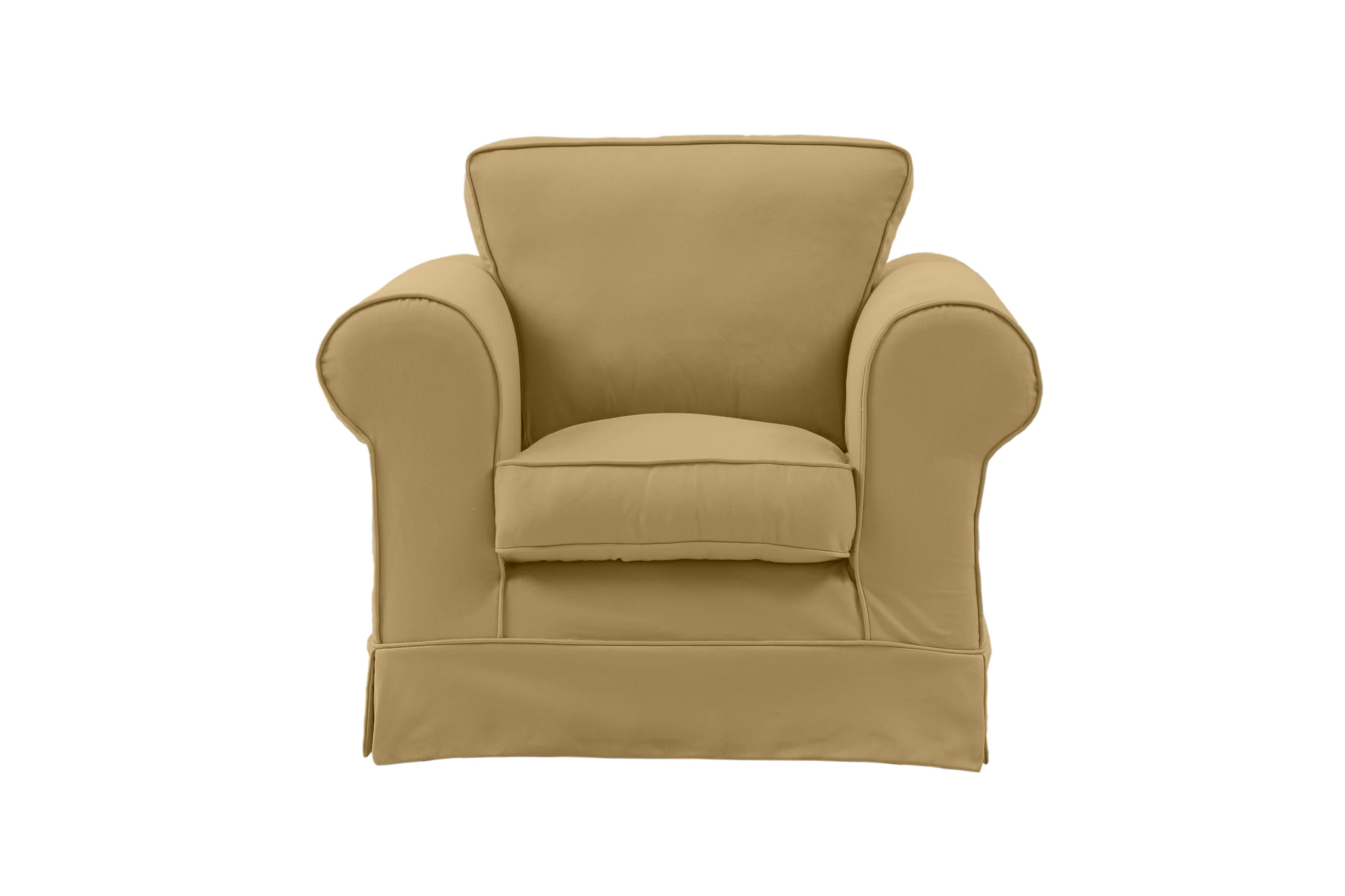 Albany | Club Chair Extra Loose Cover | Miami Sand - Image 2