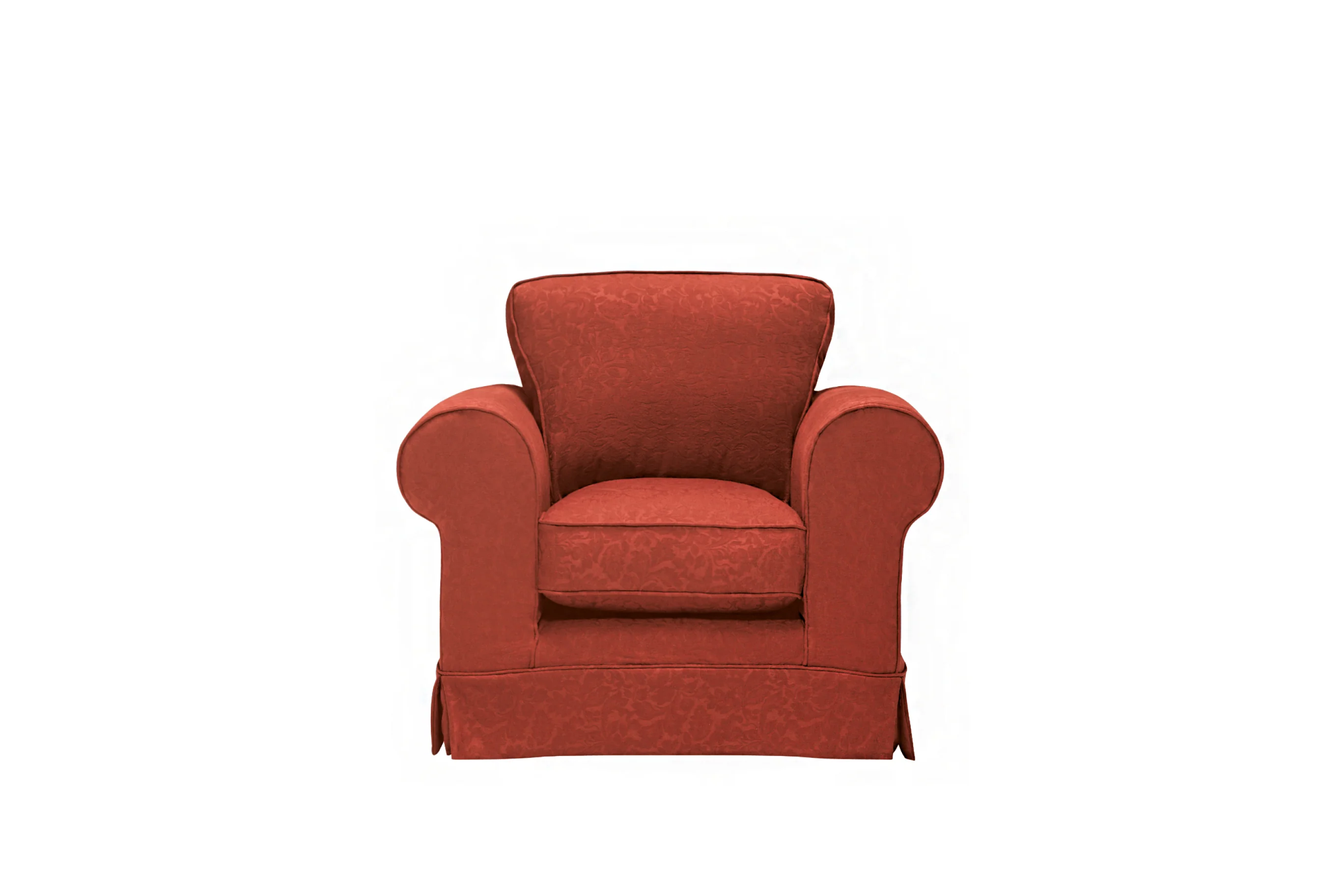Albany | Club Chair Extra Loose Cover | Kingston Dark Terracotta - Image 2