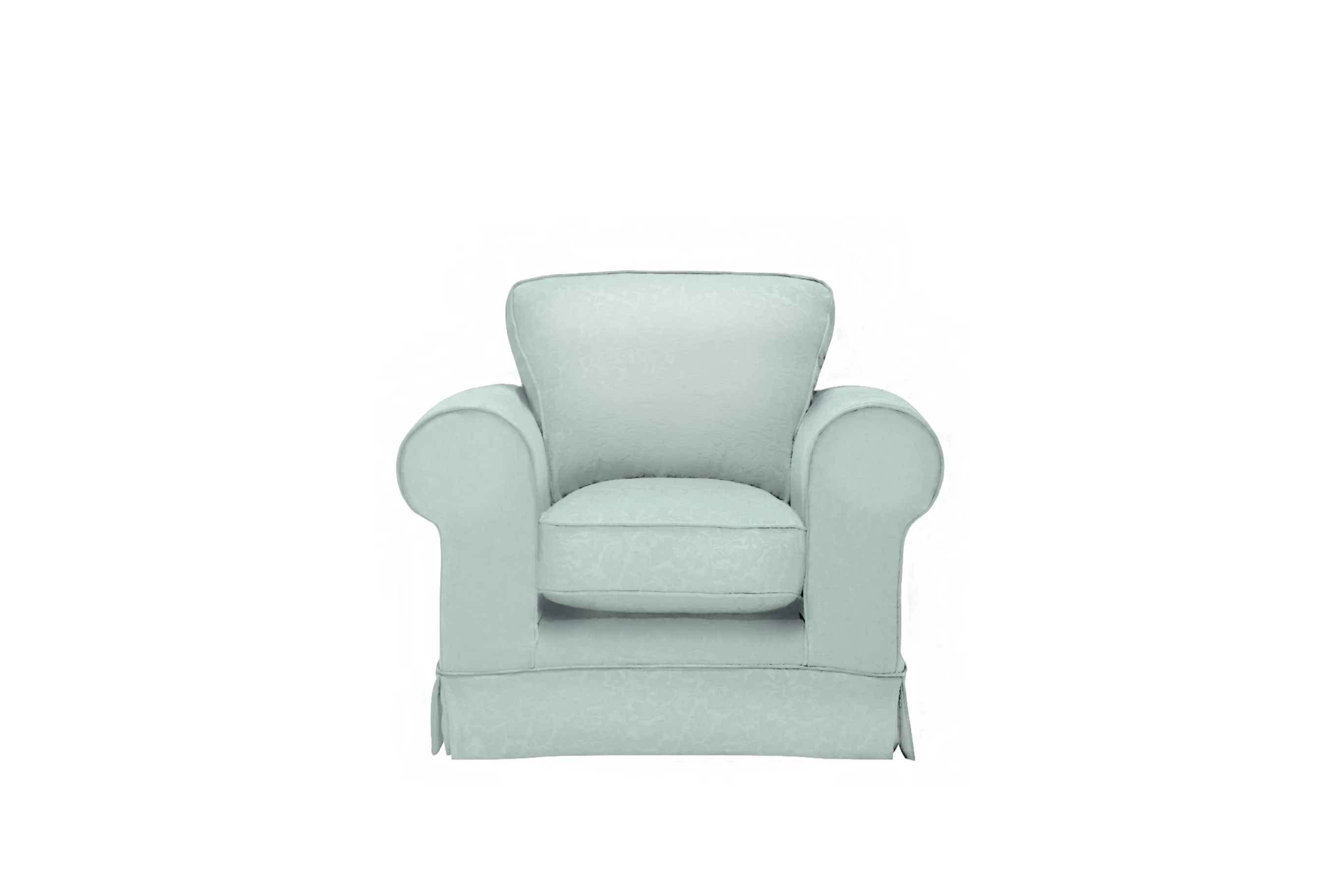 Albany | Club Chair Extra Loose Cover | Kingston Duck Egg - Image 2