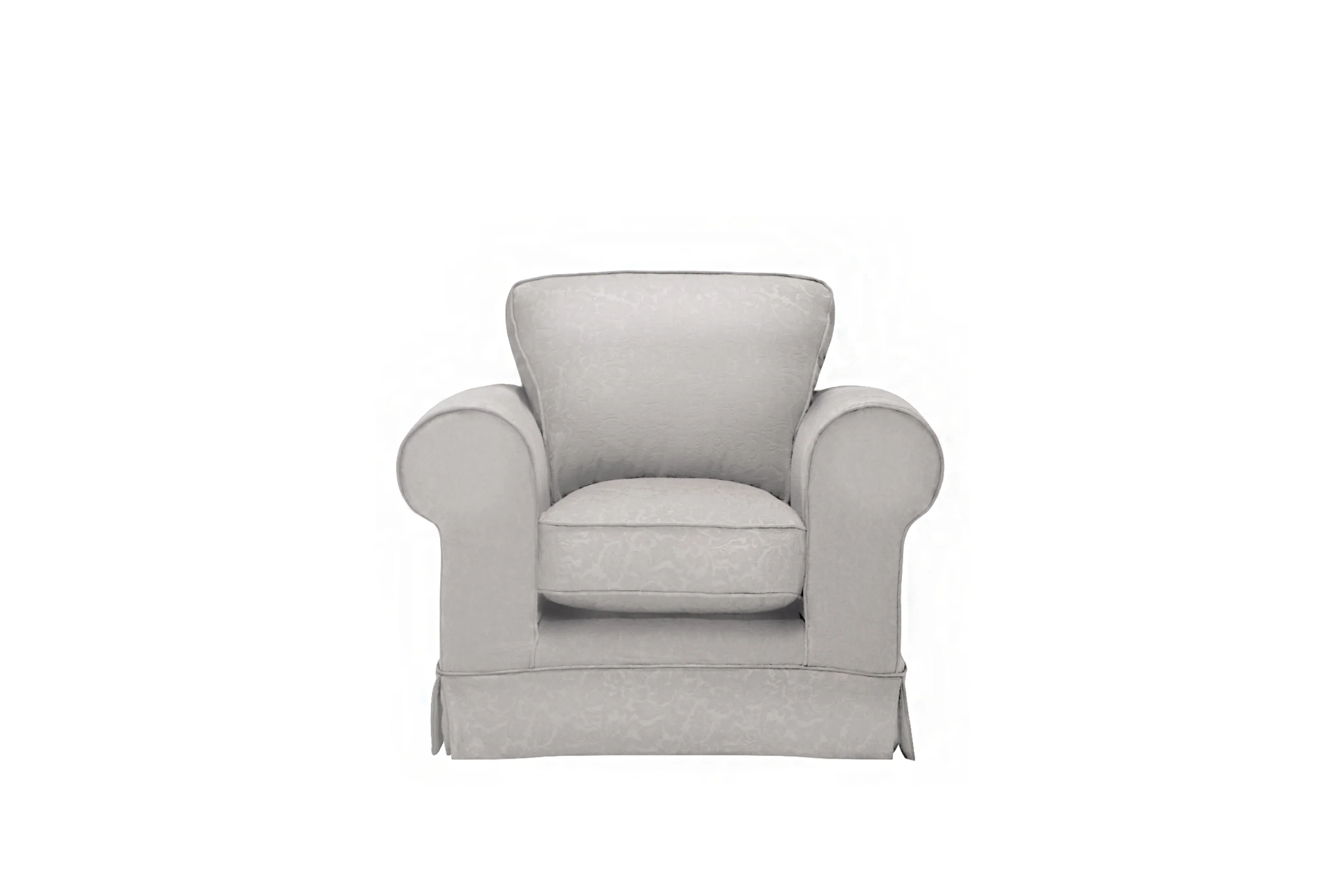 Albany | Club Chair Extra Loose Cover | Kingston Light Grey - Image 2