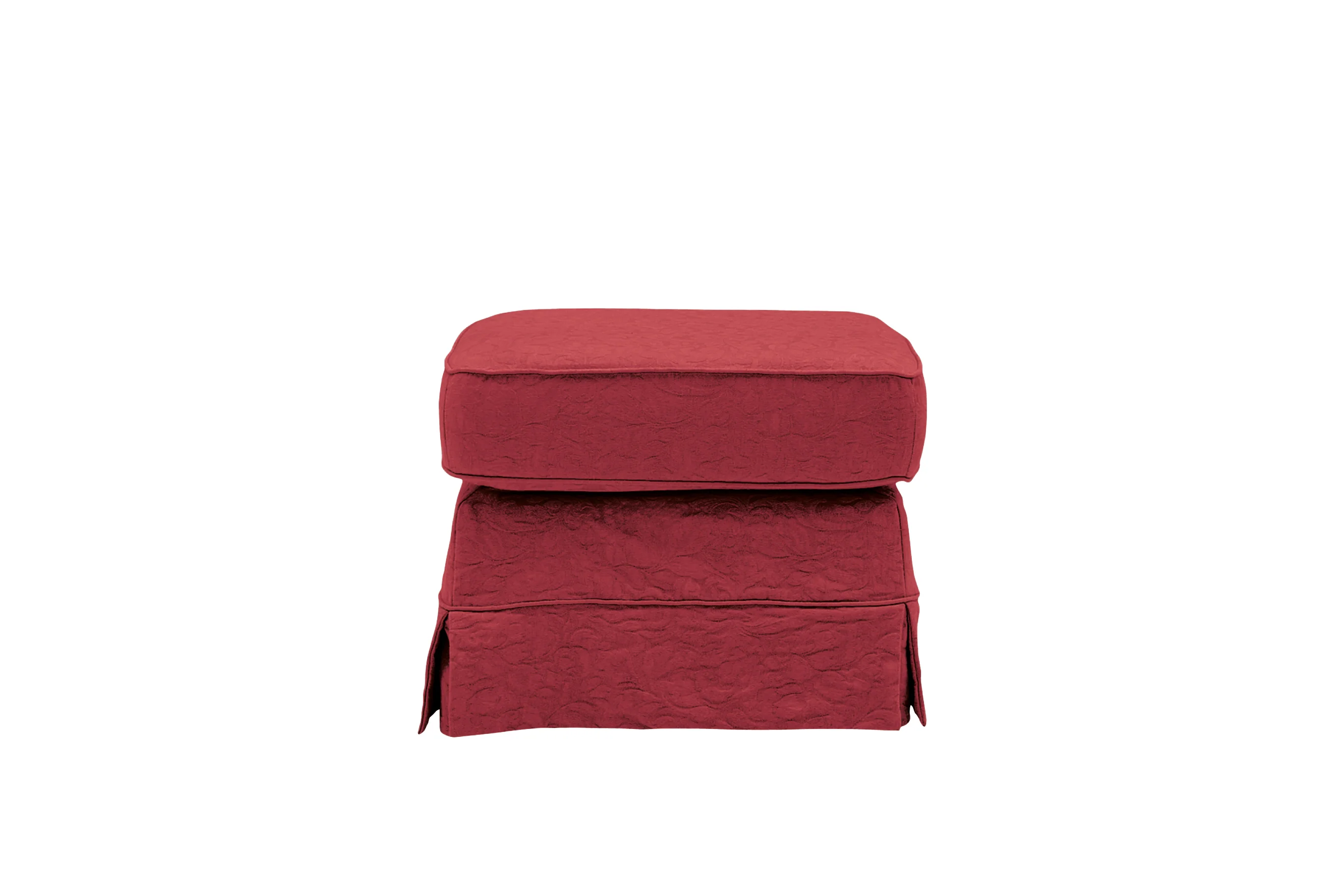 Albany | Footstool | Kingston Burgundy