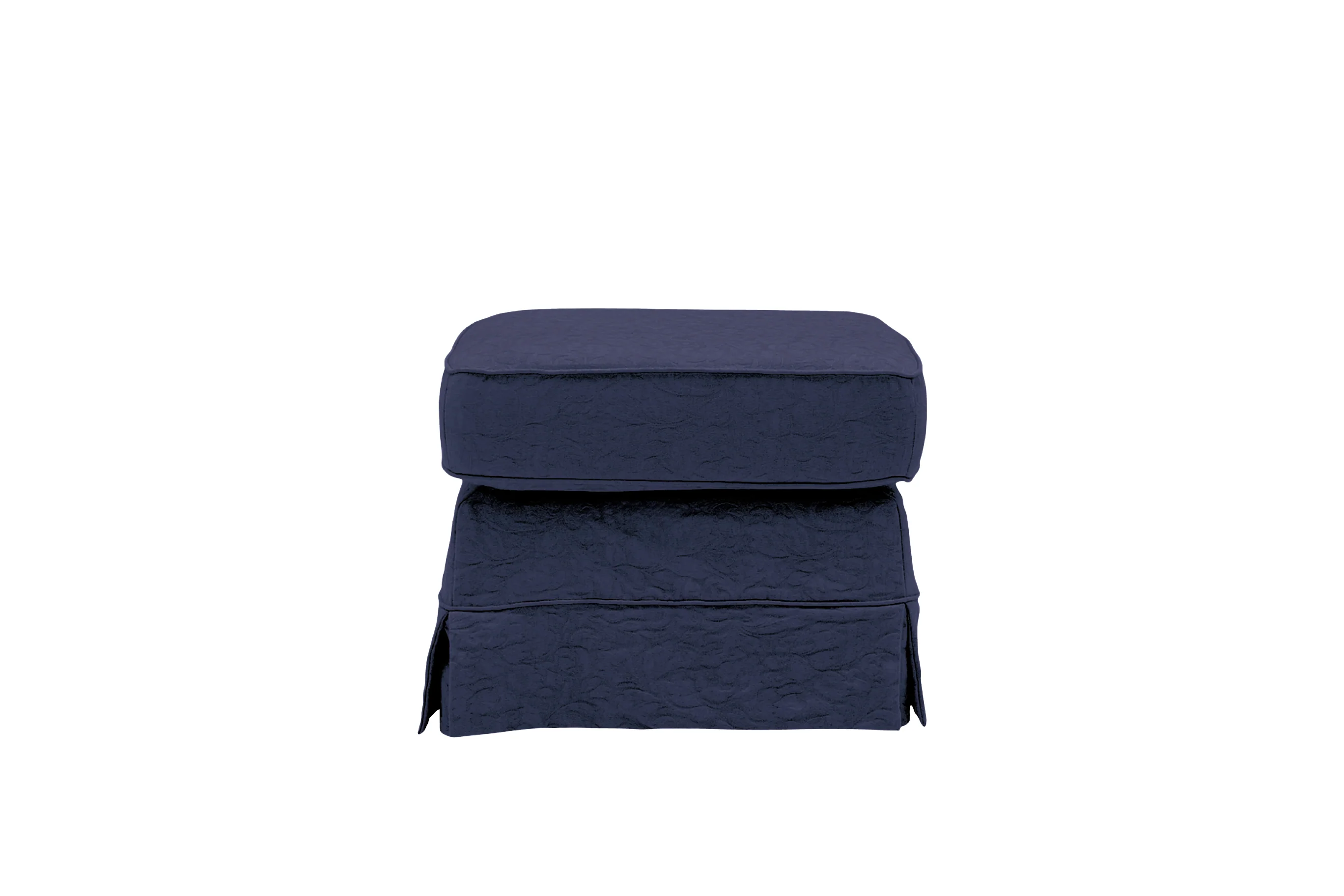 Albany | Footstool | Kingston Dark Blue