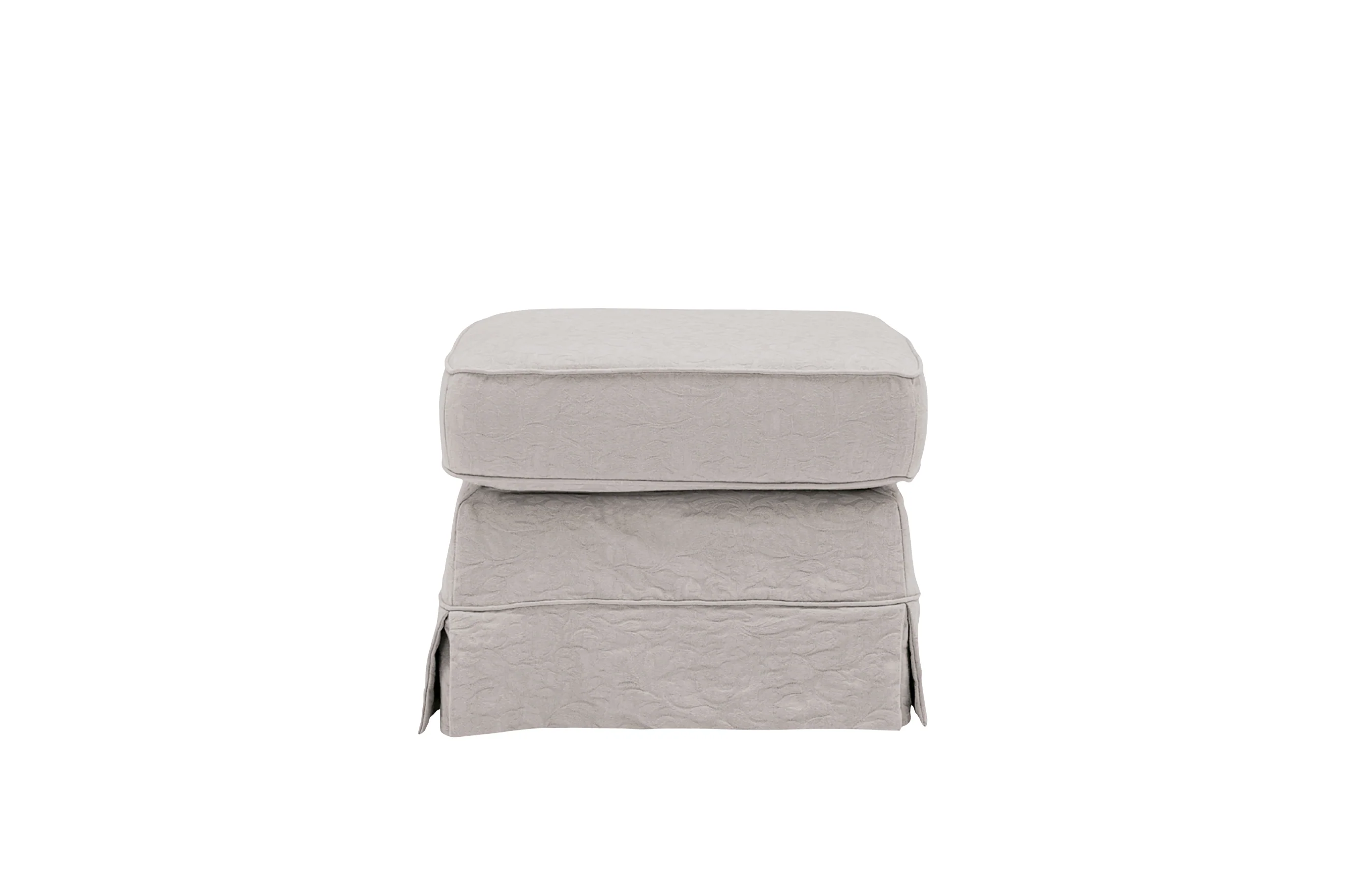Albany | Footstool | Kingston Light Grey