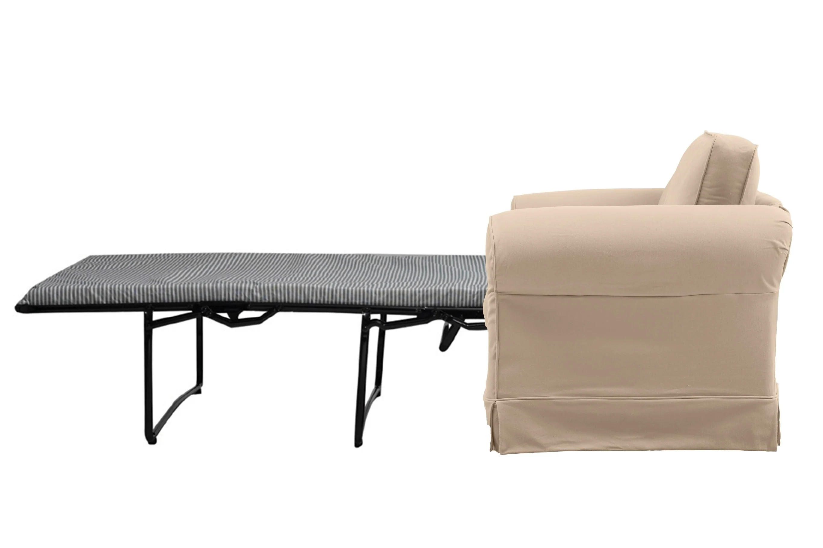 Albany | Sofa Bed Extra Loose Cover | Miami Oatmeal - Image 2