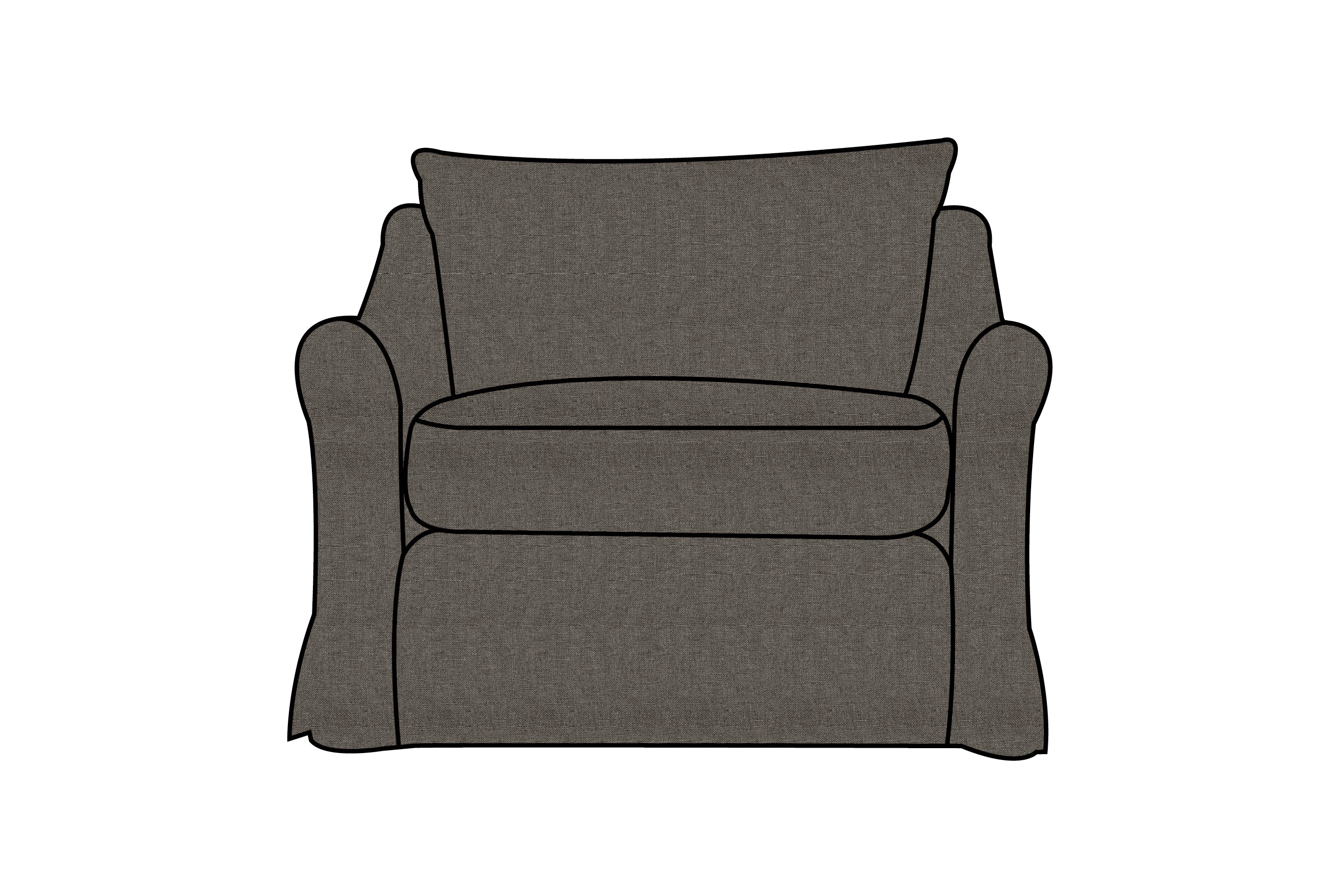 Alice | Love Seat Extra Loose Cover | Marque Elephant