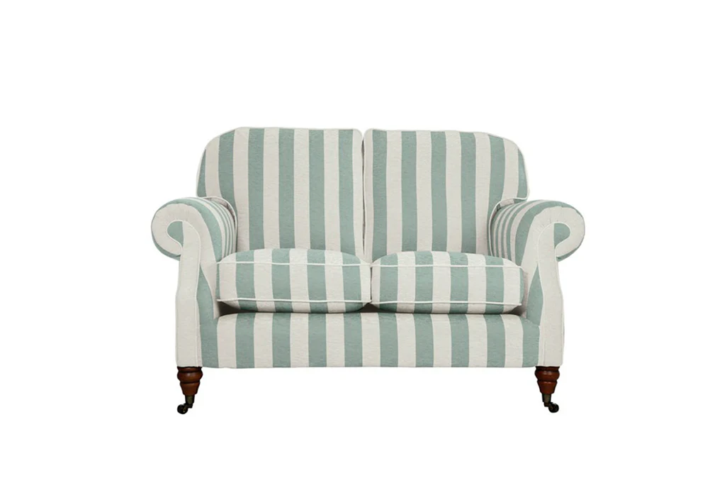 Blenheim | 2 Seater Sofa | Brecon Stripe Duck Egg