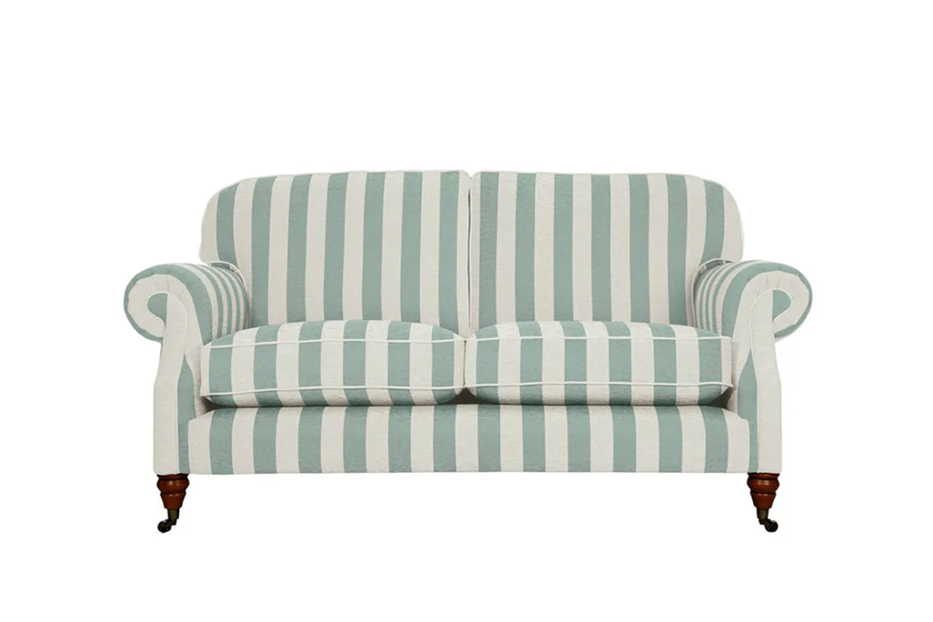Blenheim | 3 Seater Sofa | Brecon Stripe Duck Egg