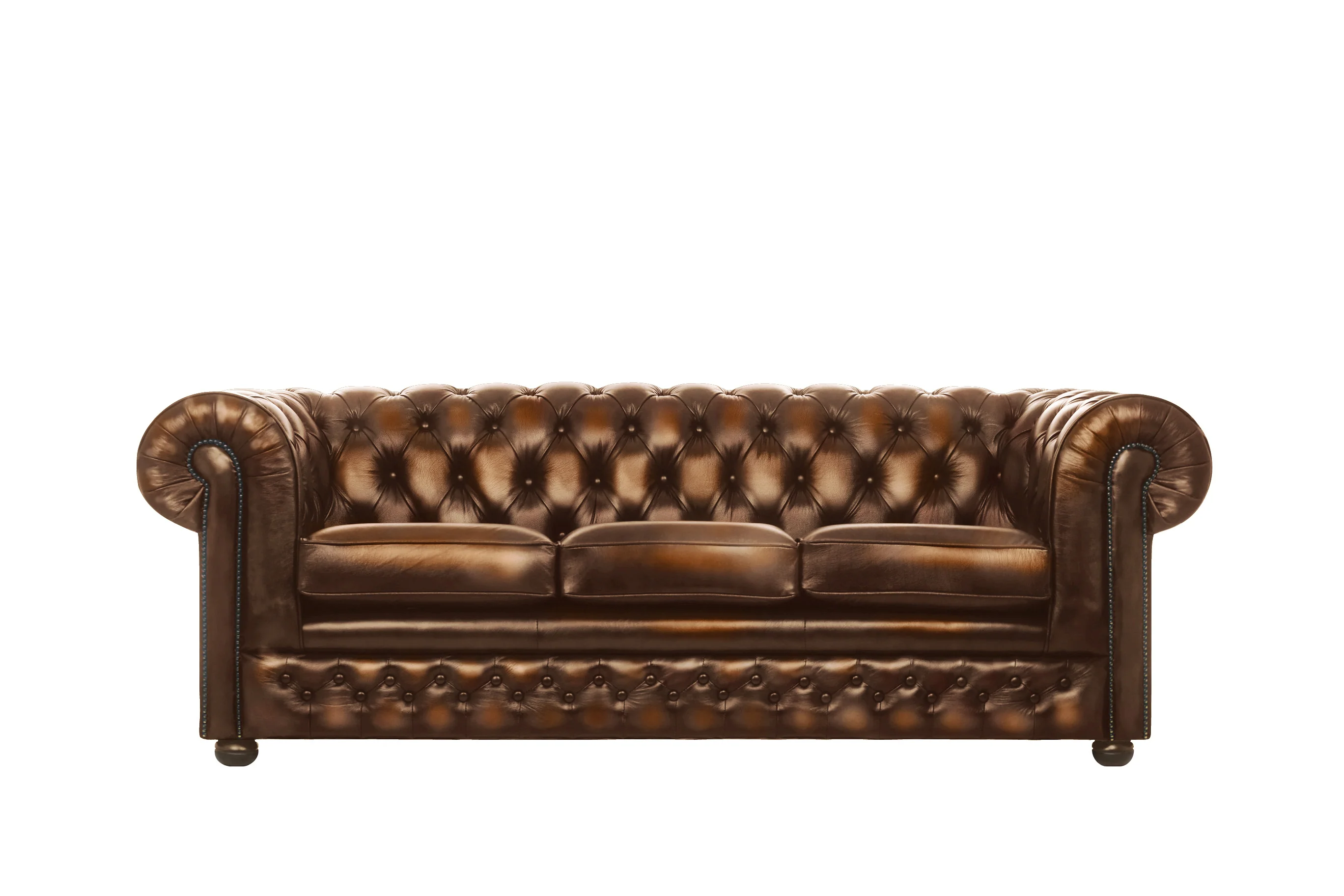 Chesterfield | Sofa Bed | Antique Gold - Image 2