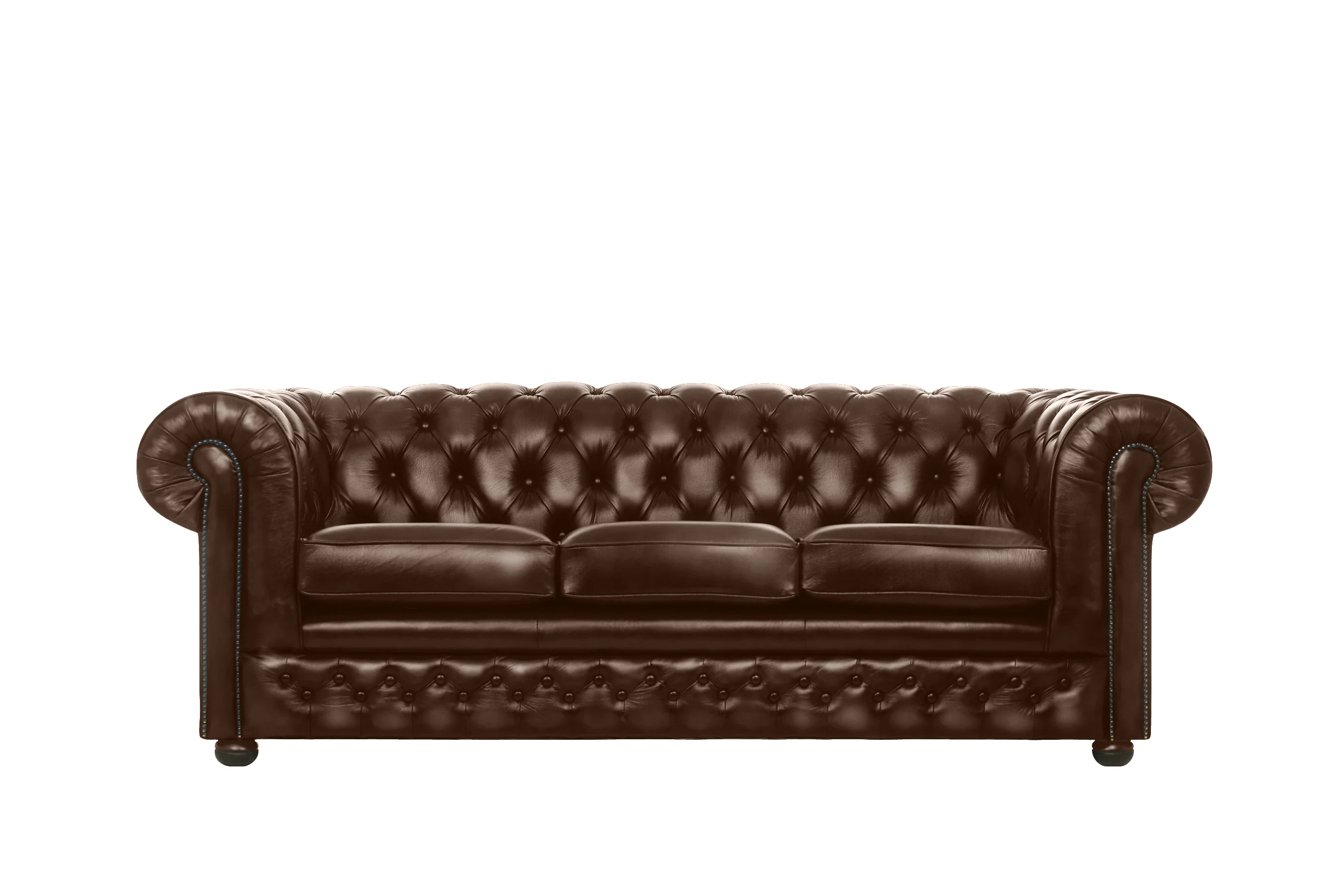 Chesterfield | Sofa Bed | Antique Brown - Image 2