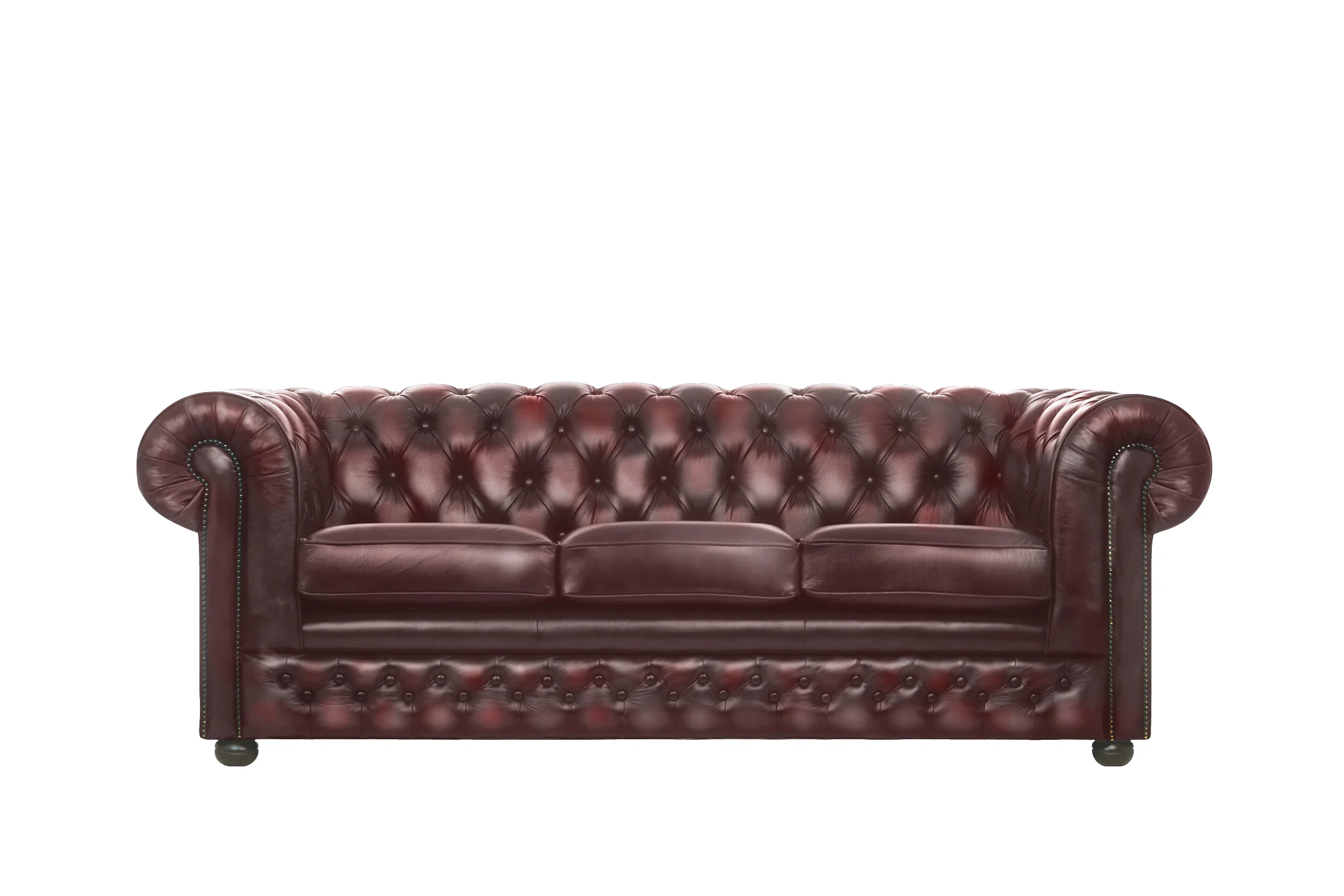 Chesterfield | Sofa Bed | Antique Red - Image 2