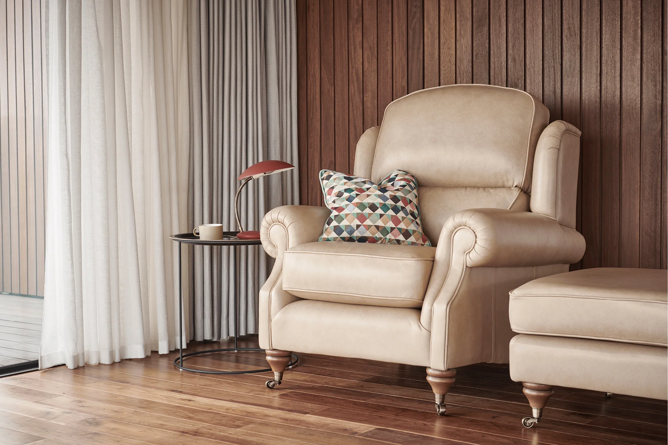 Darcy | Highback Chair | Milton Sand