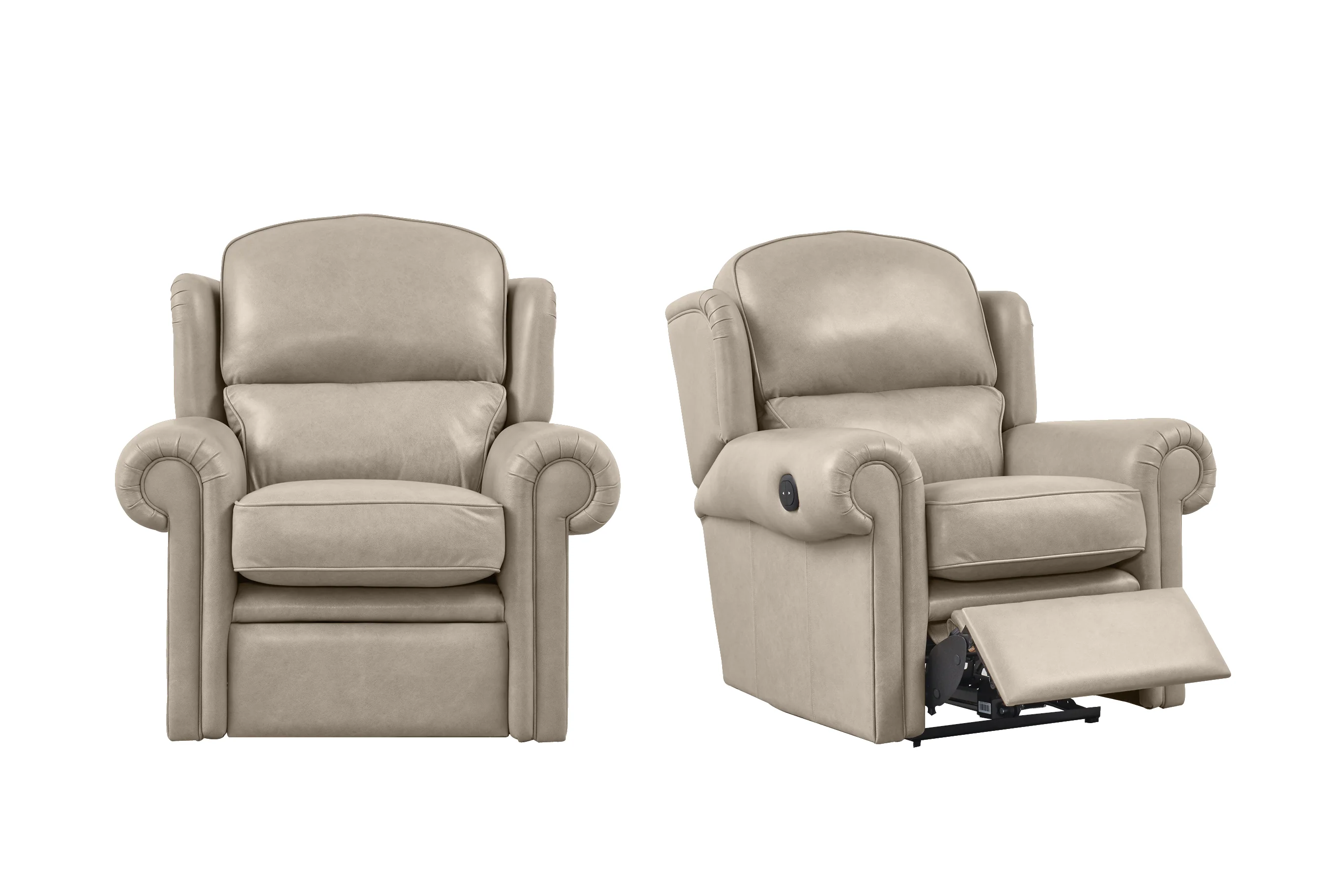 Darcy | Electric Recliner Chair | Milton Mushroom