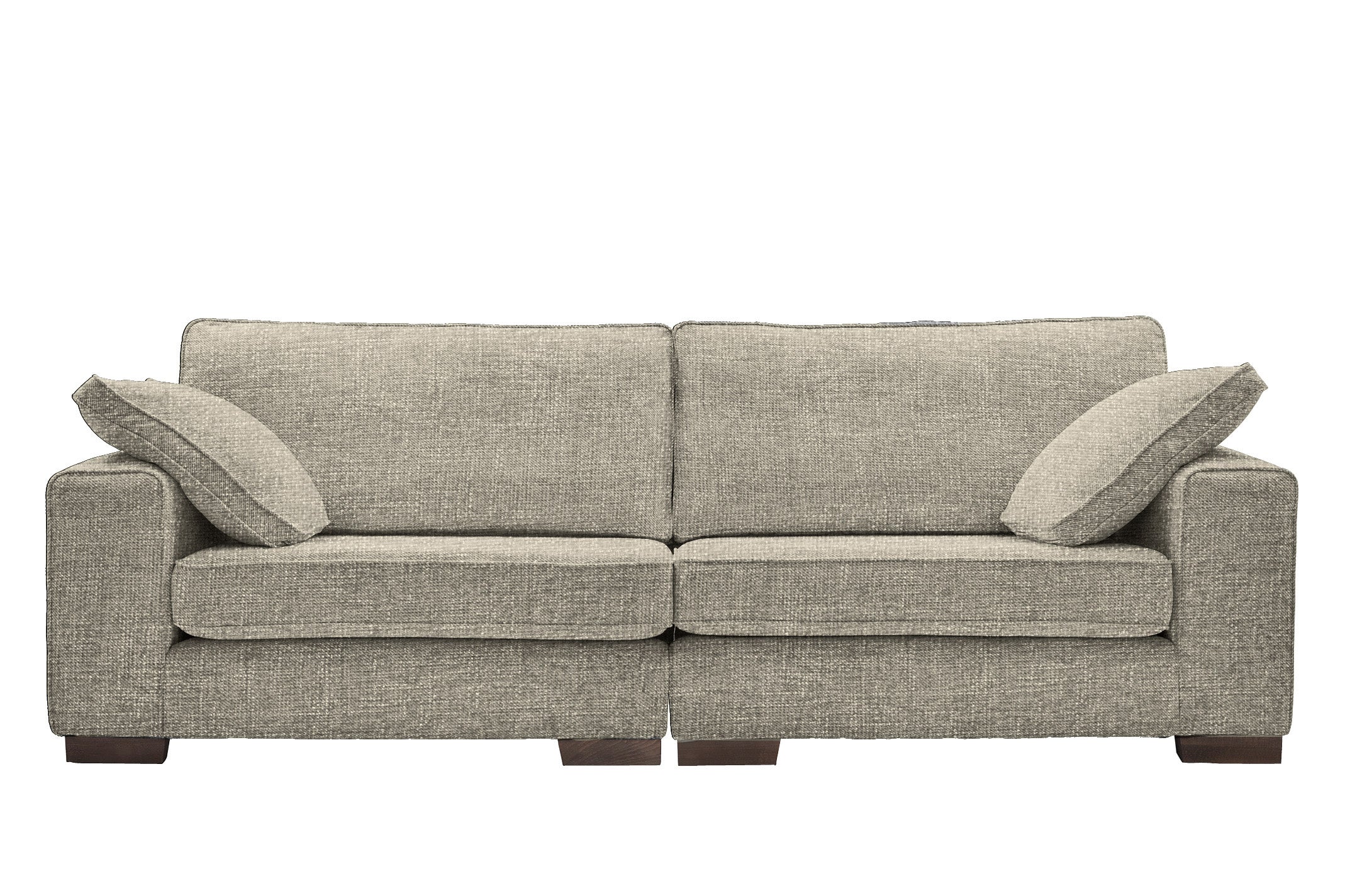 Denver | 4 Seater Sofa | Hopsack Stone