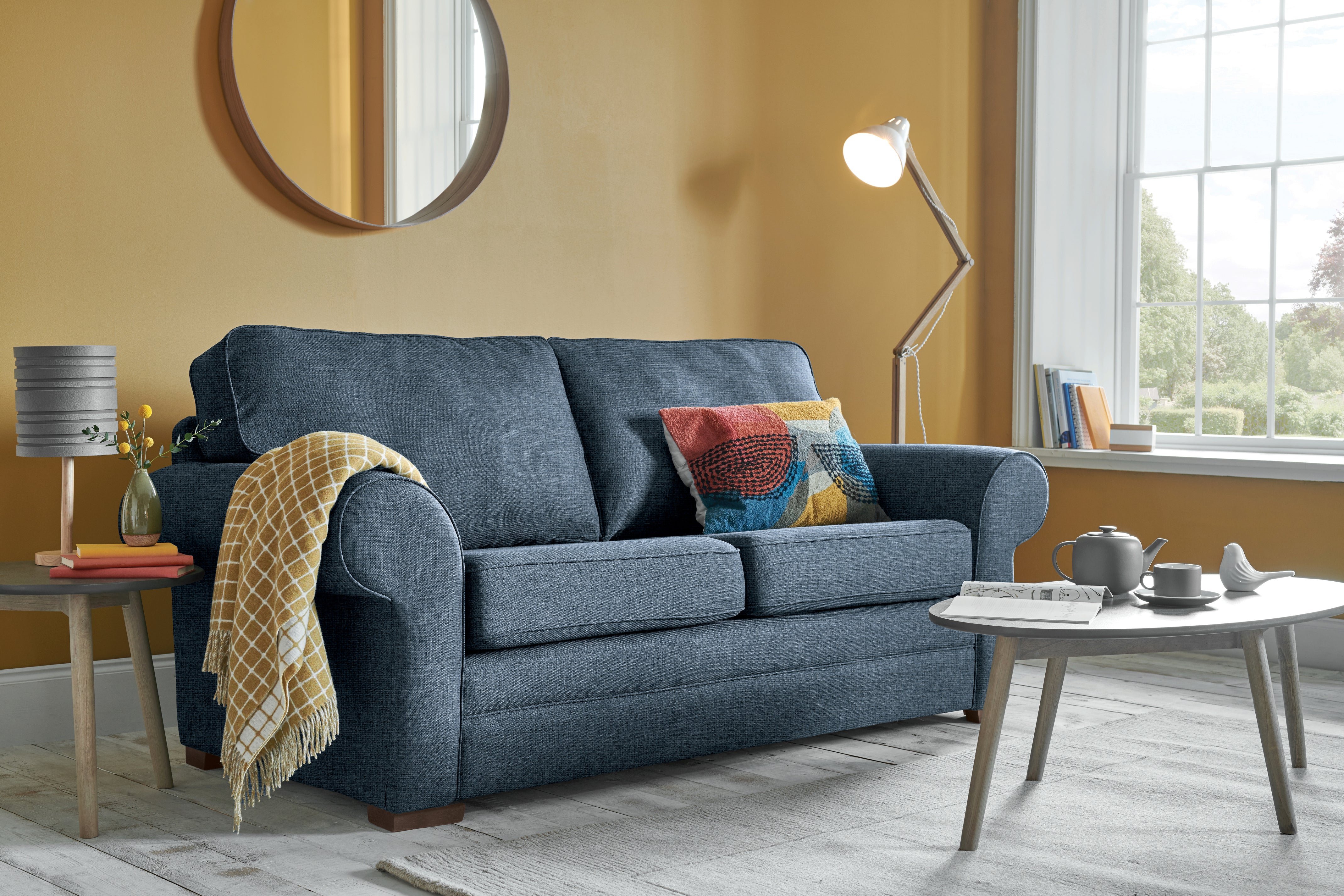 Elgar | 3 Seater Sofa | Carina Aegean - Image 2