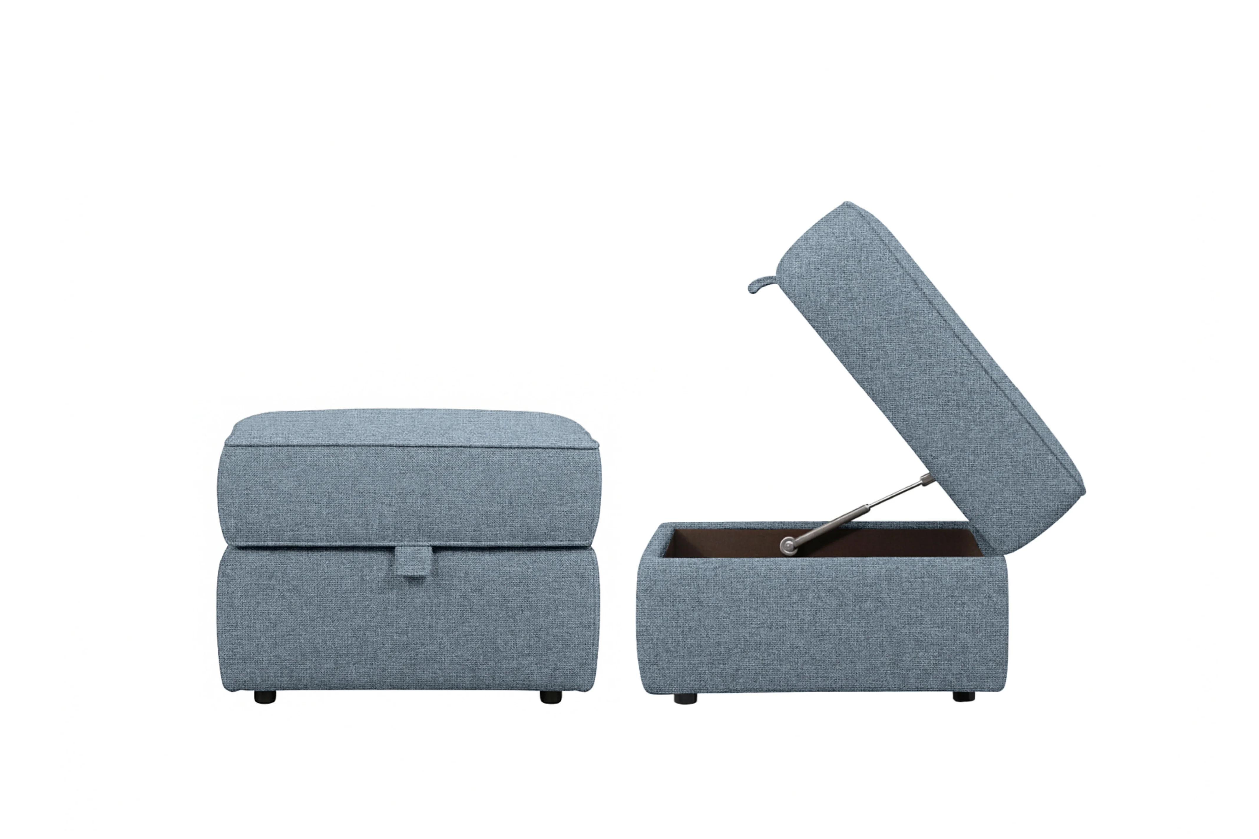 Elgar | Storage Footstool | Carina Denim