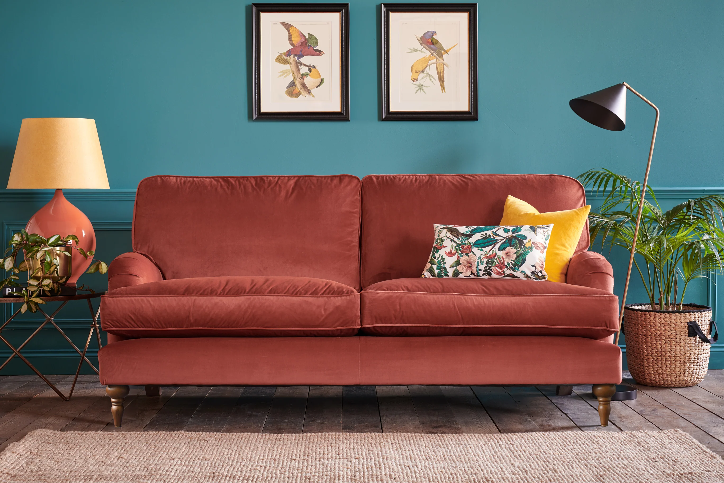 Florence | 3 Seater Sofa | Opulence Sunset