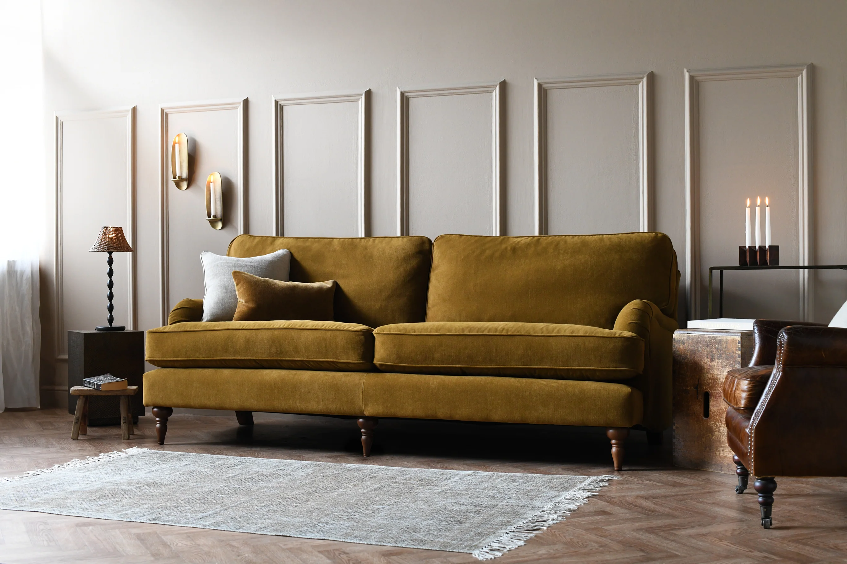 Florence | 4 Seater Sofa | Alhambra Pollen