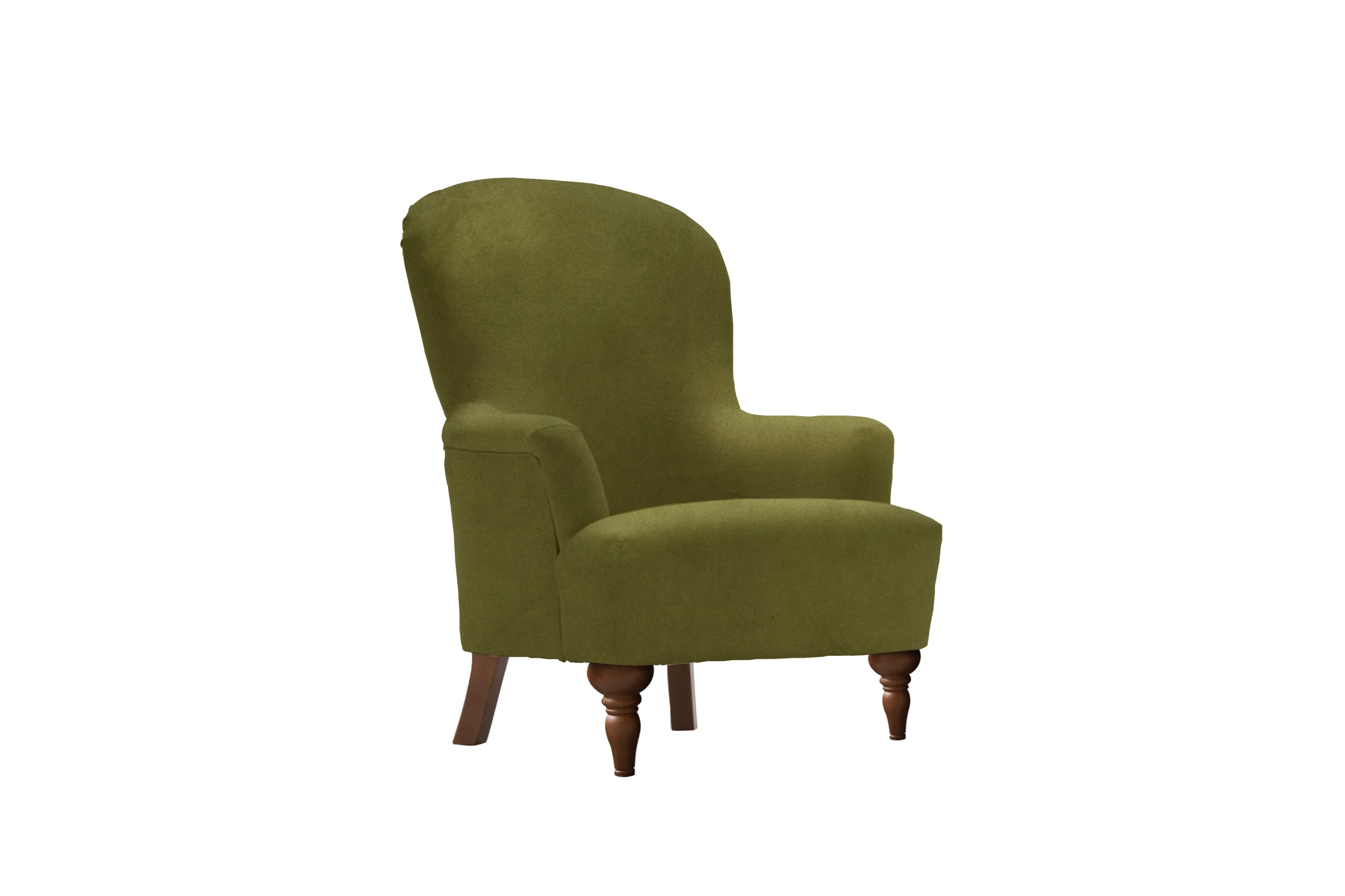 Florence | Giles Armchair | Opulence Olive Green