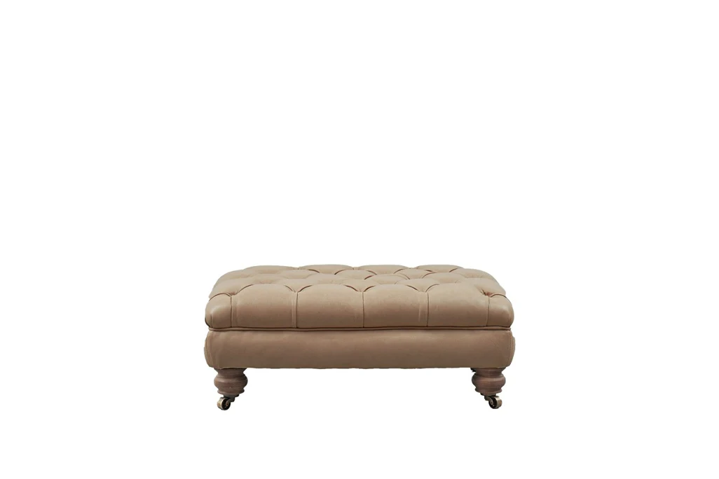 Grand Chesterfield | Bench Footstool | Milton Sand
