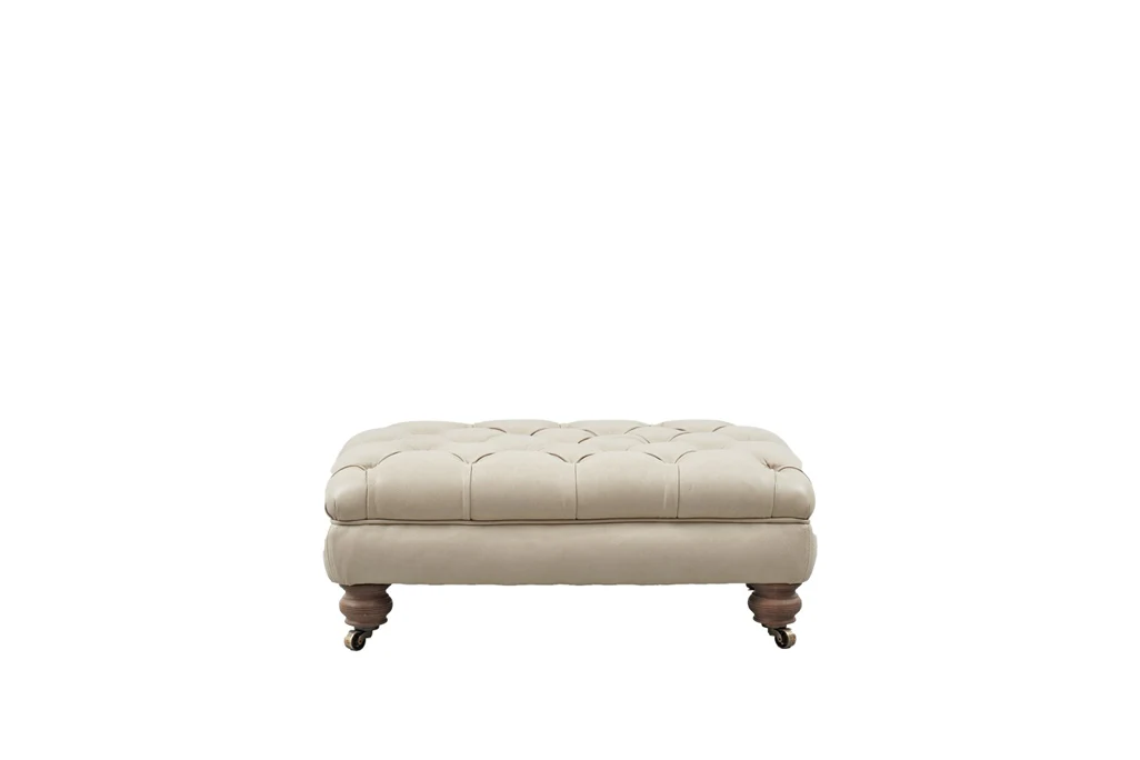 Grand Chesterfield | Bench Footstool | Milton Stone