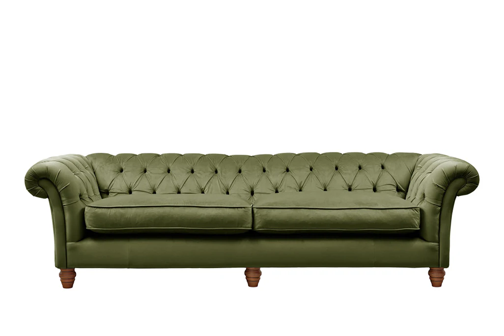 Grosvenor | 4 Seater Sofa | Opulence Olive Green - Image 2
