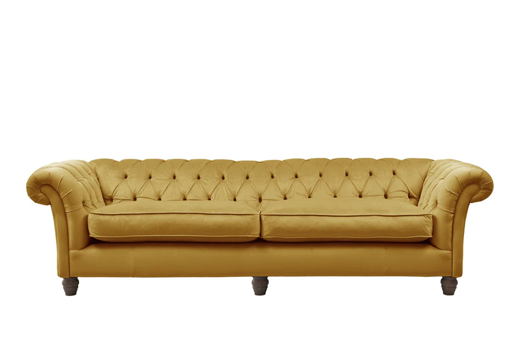 Grosvenor | 4 Seater Sofa | Opulence Saffron - Image 3