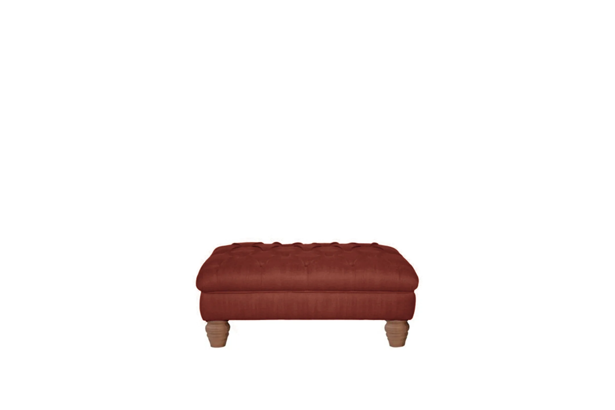 Grosvenor | Button Bench Footstool | Opulence Sunset