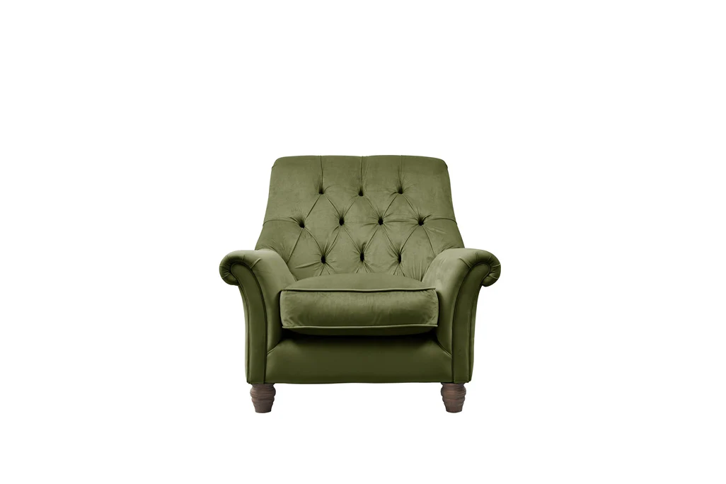 Grosvenor | Slipper Chair | Opulence Olive Green