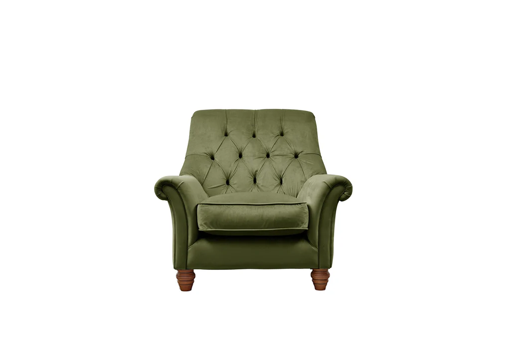 Grosvenor | Slipper Chair | Opulence Olive Green - Image 2