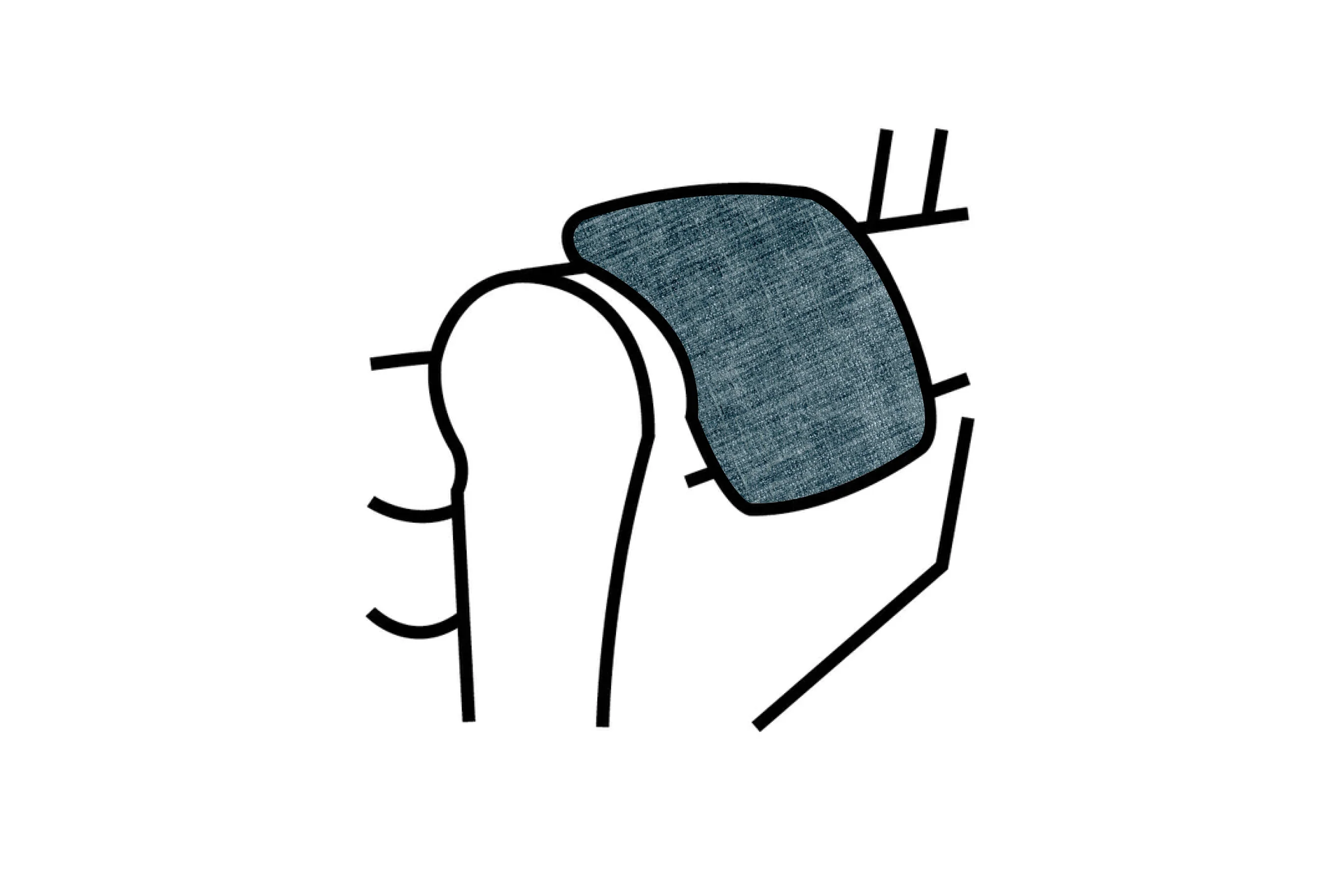 Hampton | Armpads (pair) | Brunswick Teal