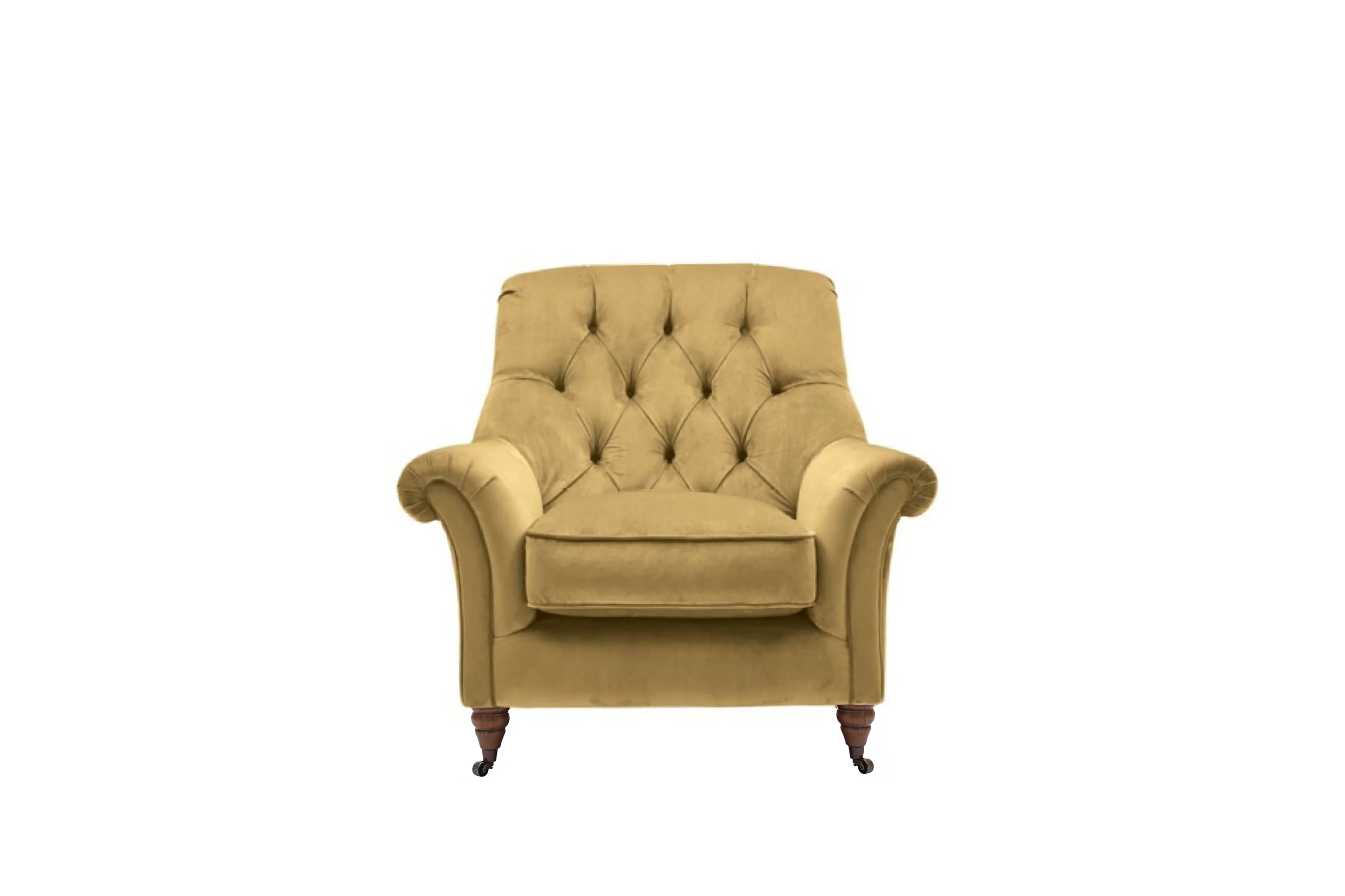 Hampton | Highback Chair | Opulence Saffron