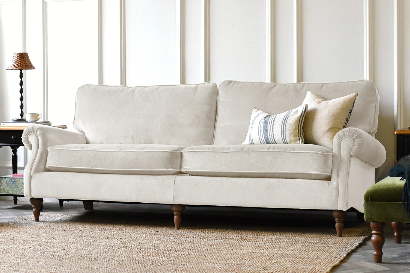 Harper | 4 Seater Sofa | Manolo Natural - Image 2