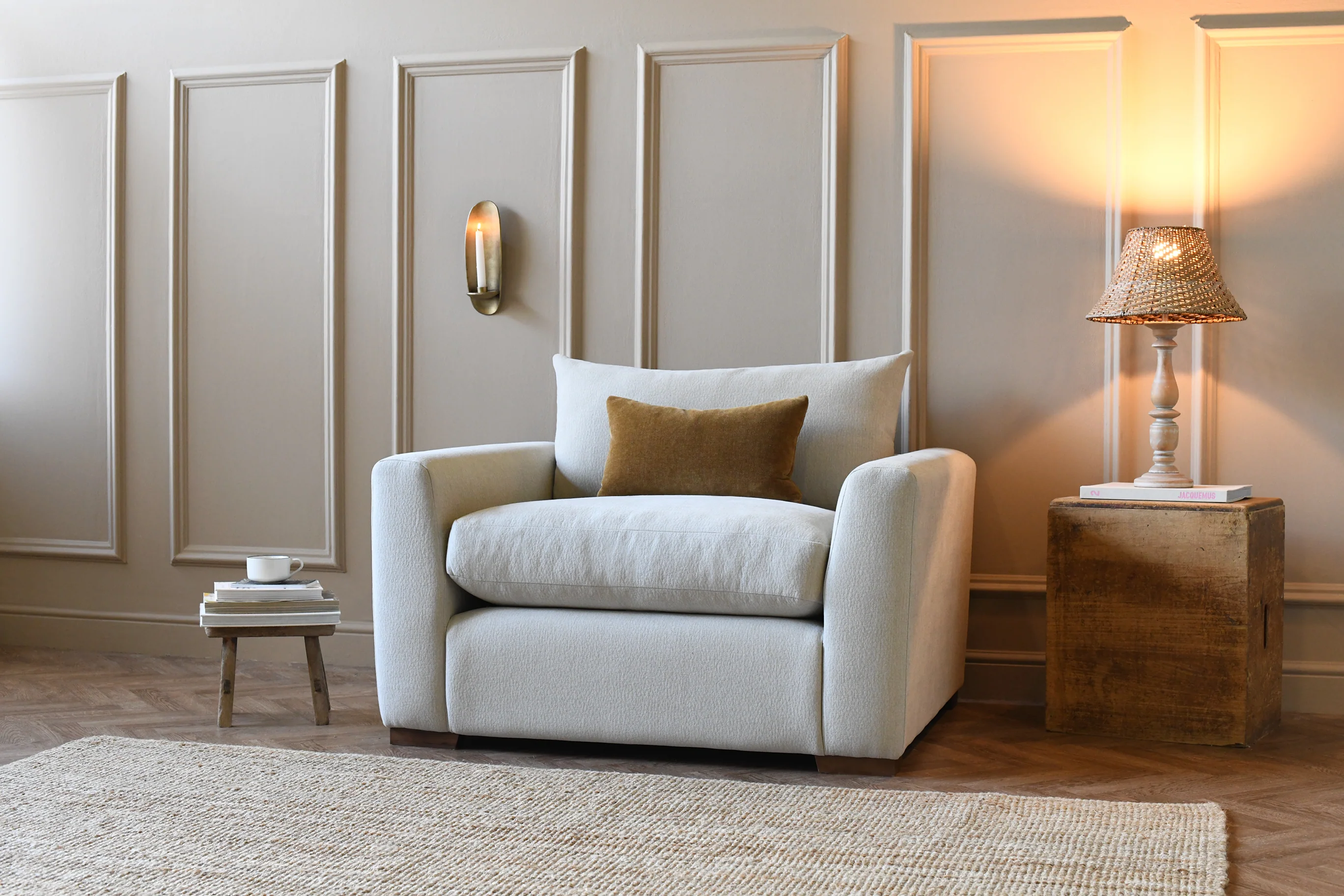 Hoxton | Love Seat | Willow Hessian
