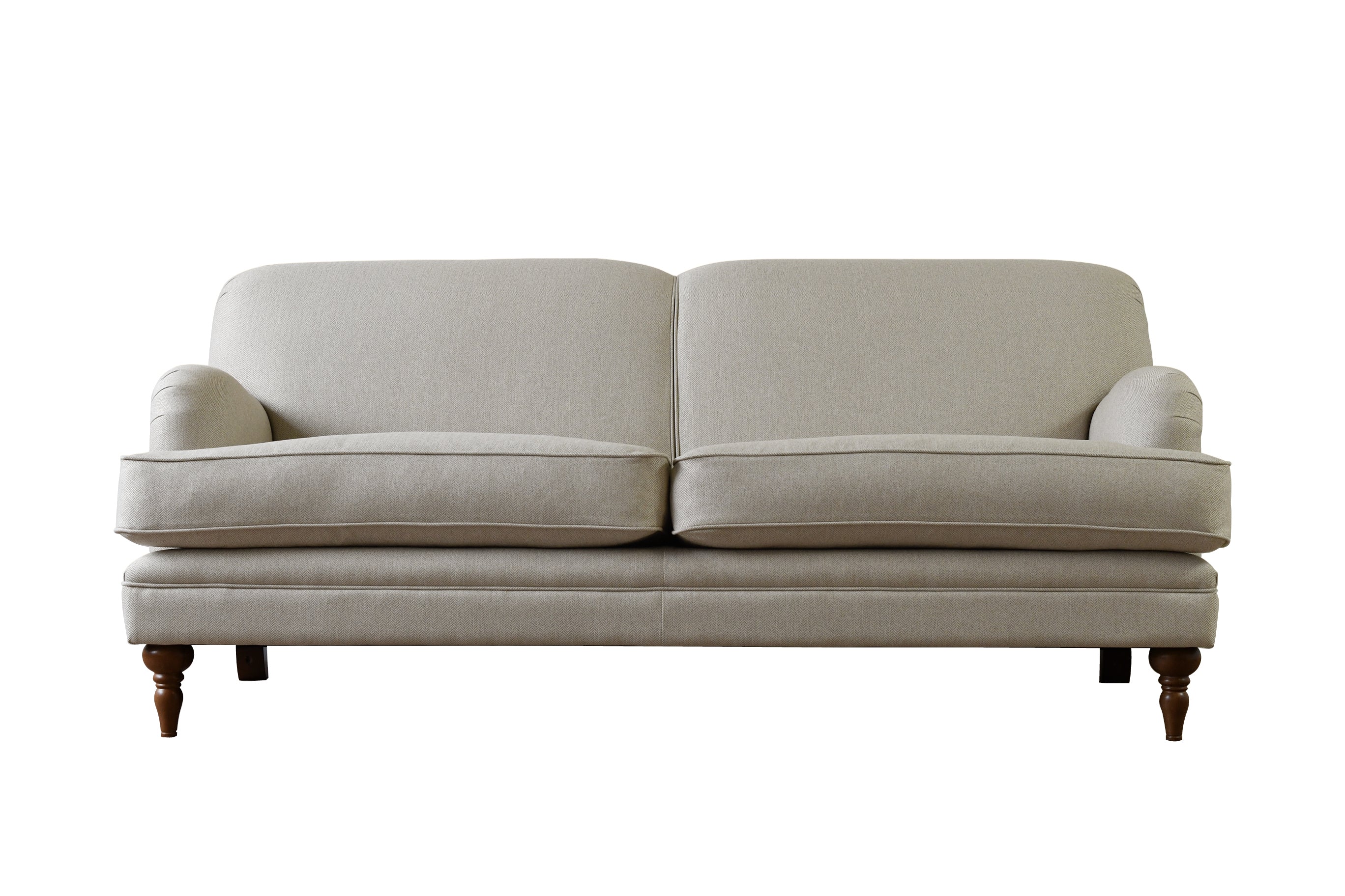 Jasper | 3 Seater Sofa | Heather Herringbone Flax - Image 3