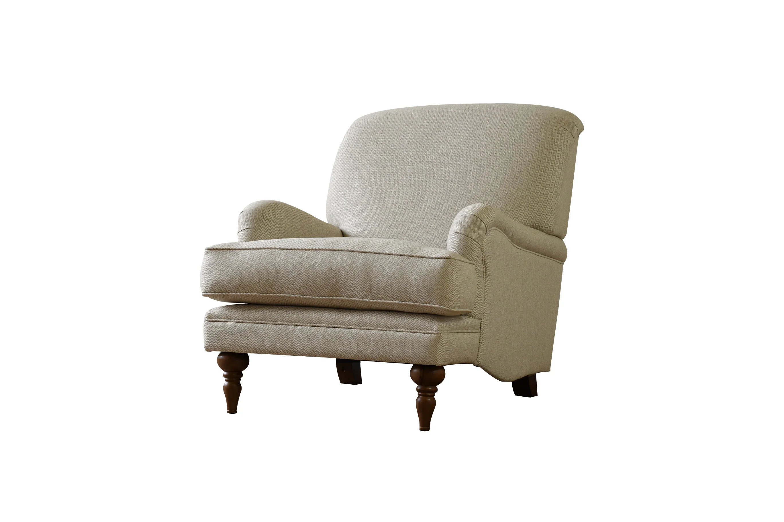 Jasper | Companion Chair | Heather Herringbone Flax - Image 2