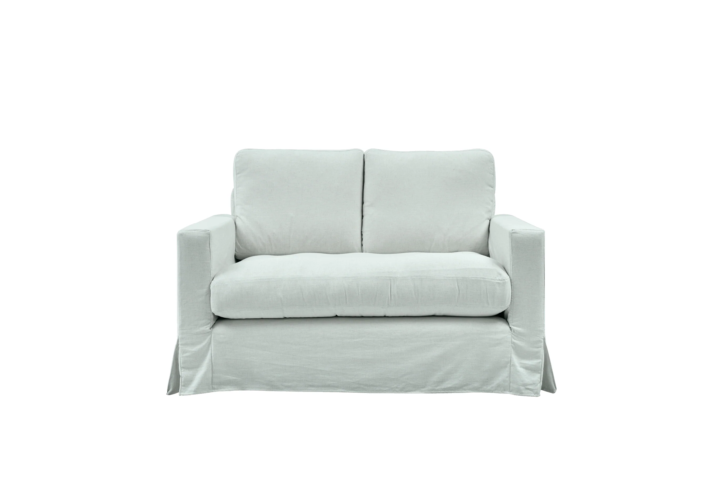 Kate | 2 Seater Extra Loose Cover | Capri Duck Egg - Image 2