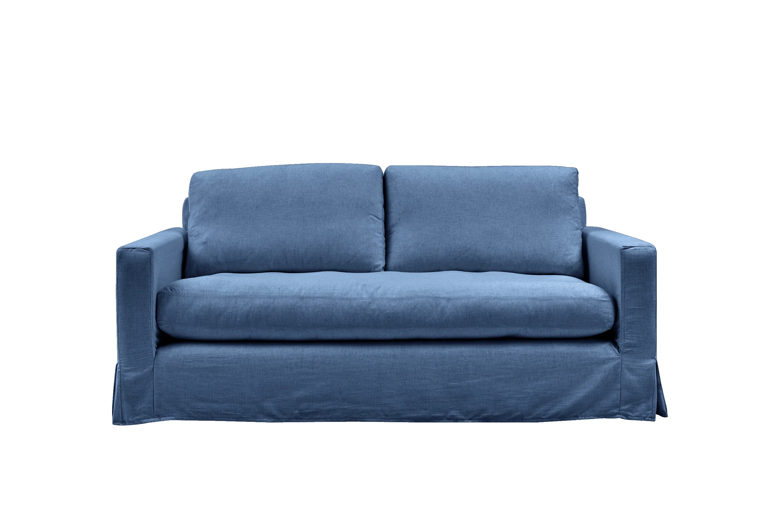 Kate | 3 Seater Extra Loose Cover | Capri Blue - Image 2