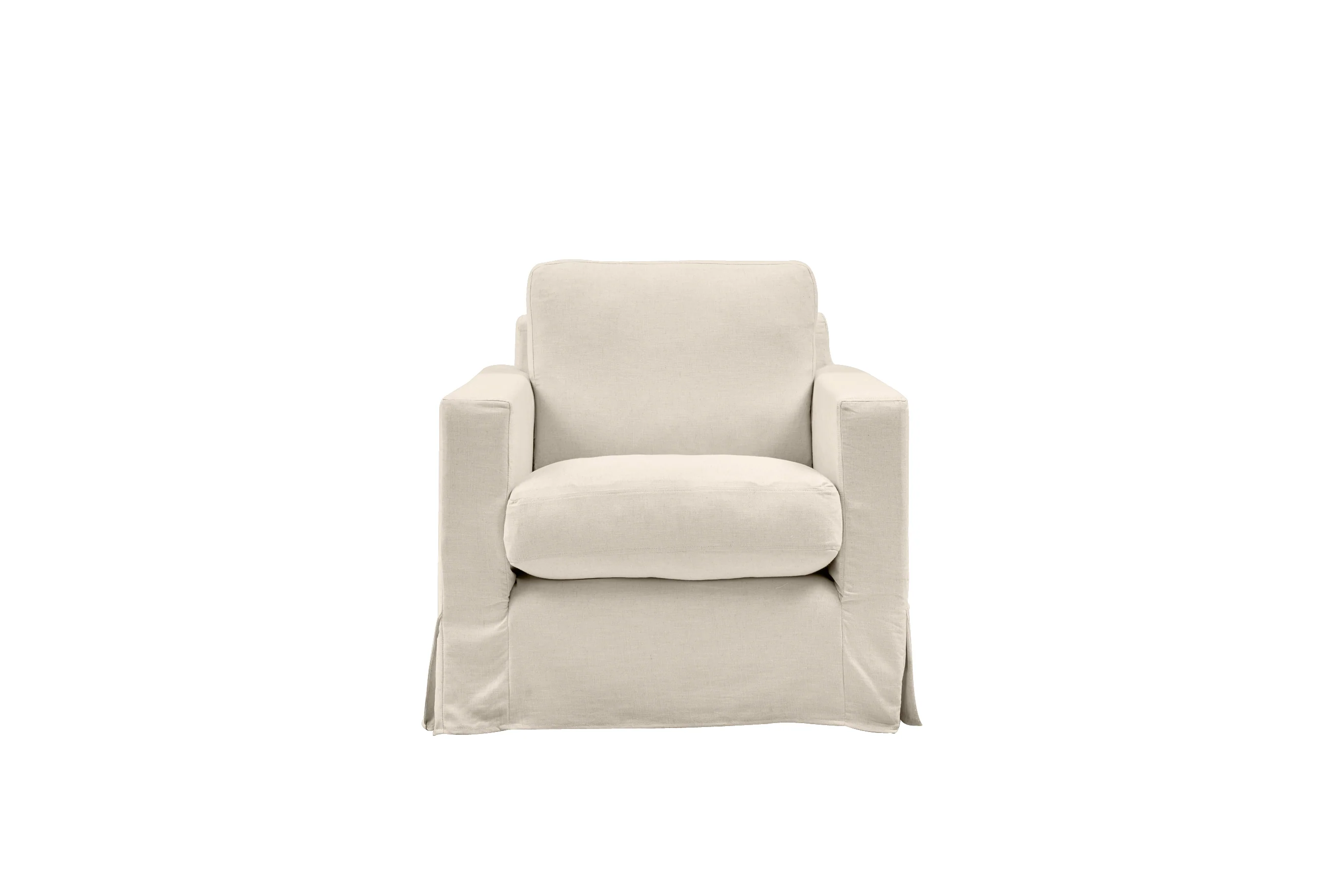 Kate | Armchair Extra Loose Cover | Capri Dove - Image 2