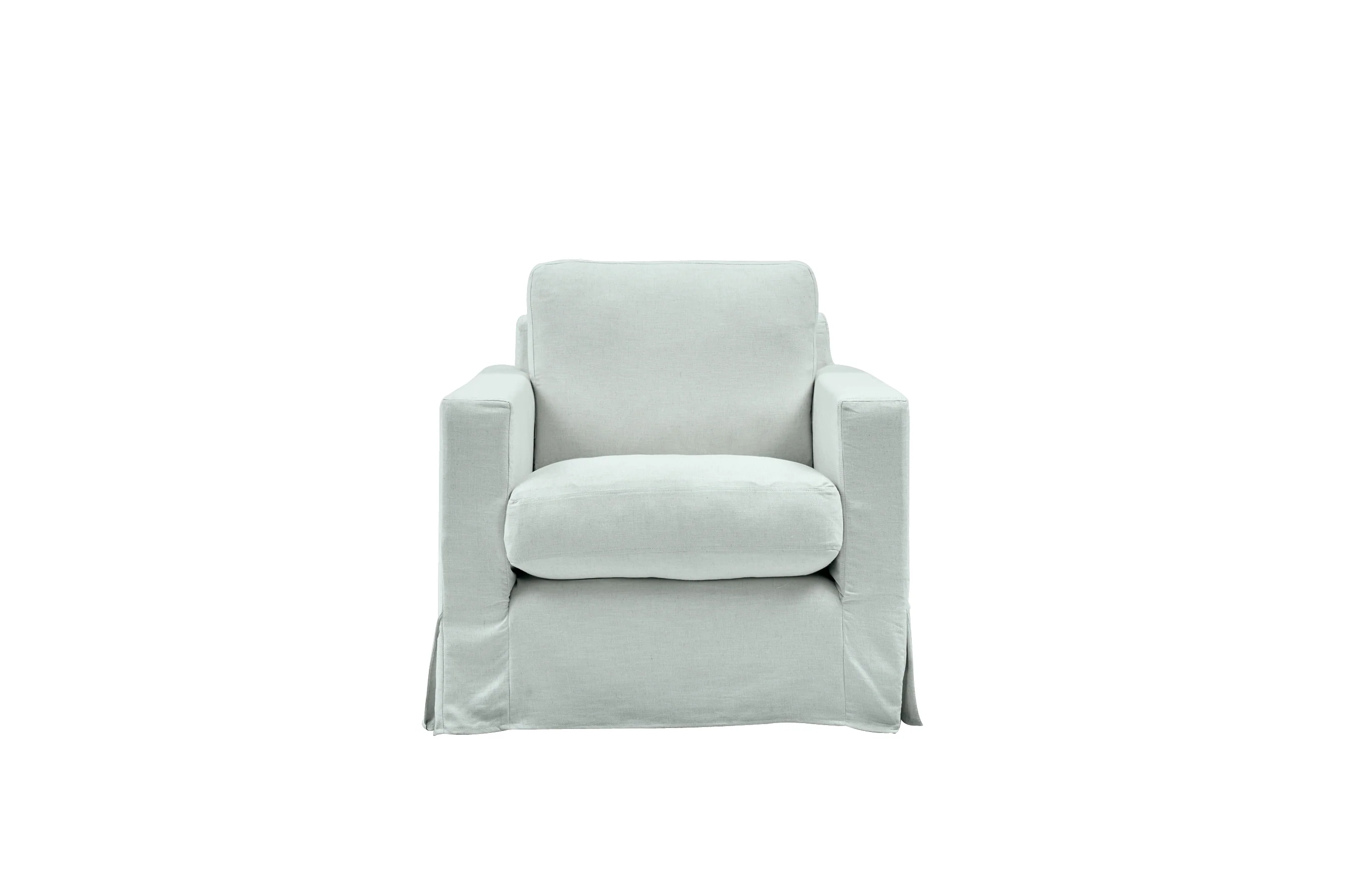Kate | Armchair Extra Loose Cover | Capri Duck Egg - Image 2