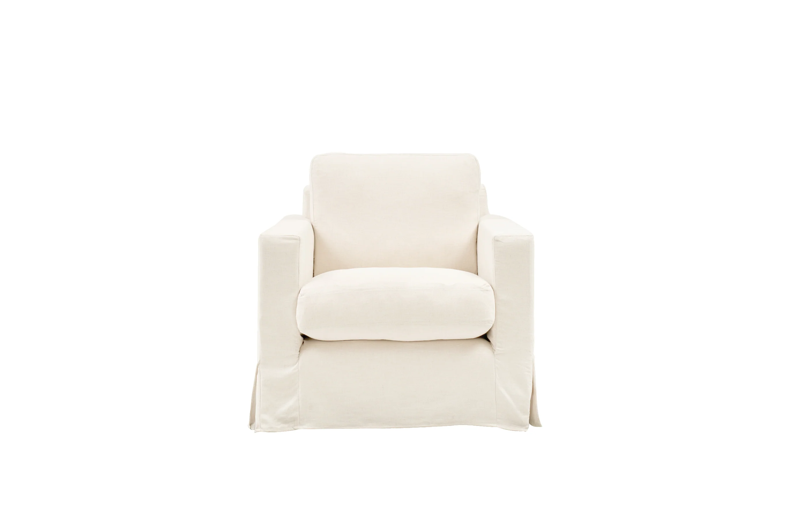 Kate | Armchair Extra Loose Cover | Capri Linen - Image 2