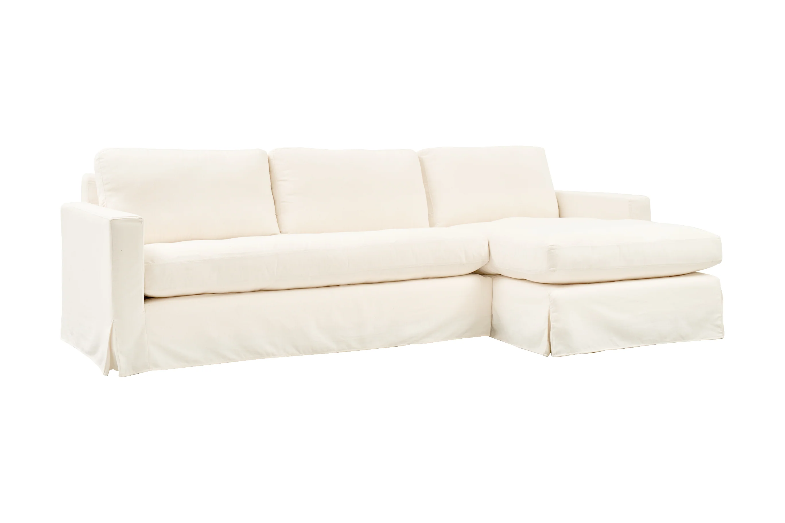Kate | Chaise Sofa Option 1 | Capri Linen - Image 2