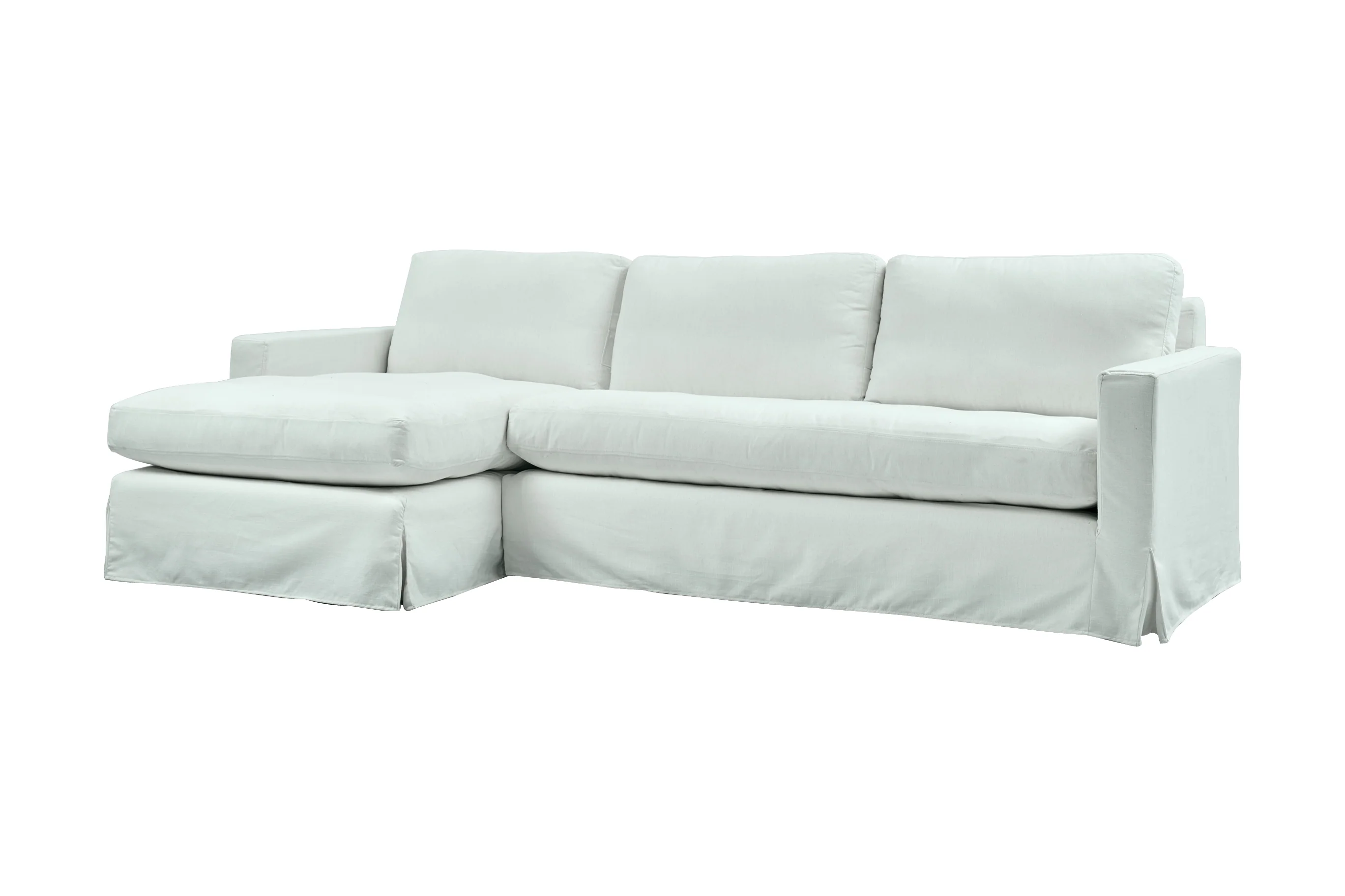 Kate | Chaise Sofa Option 2 | Capri Duck Egg